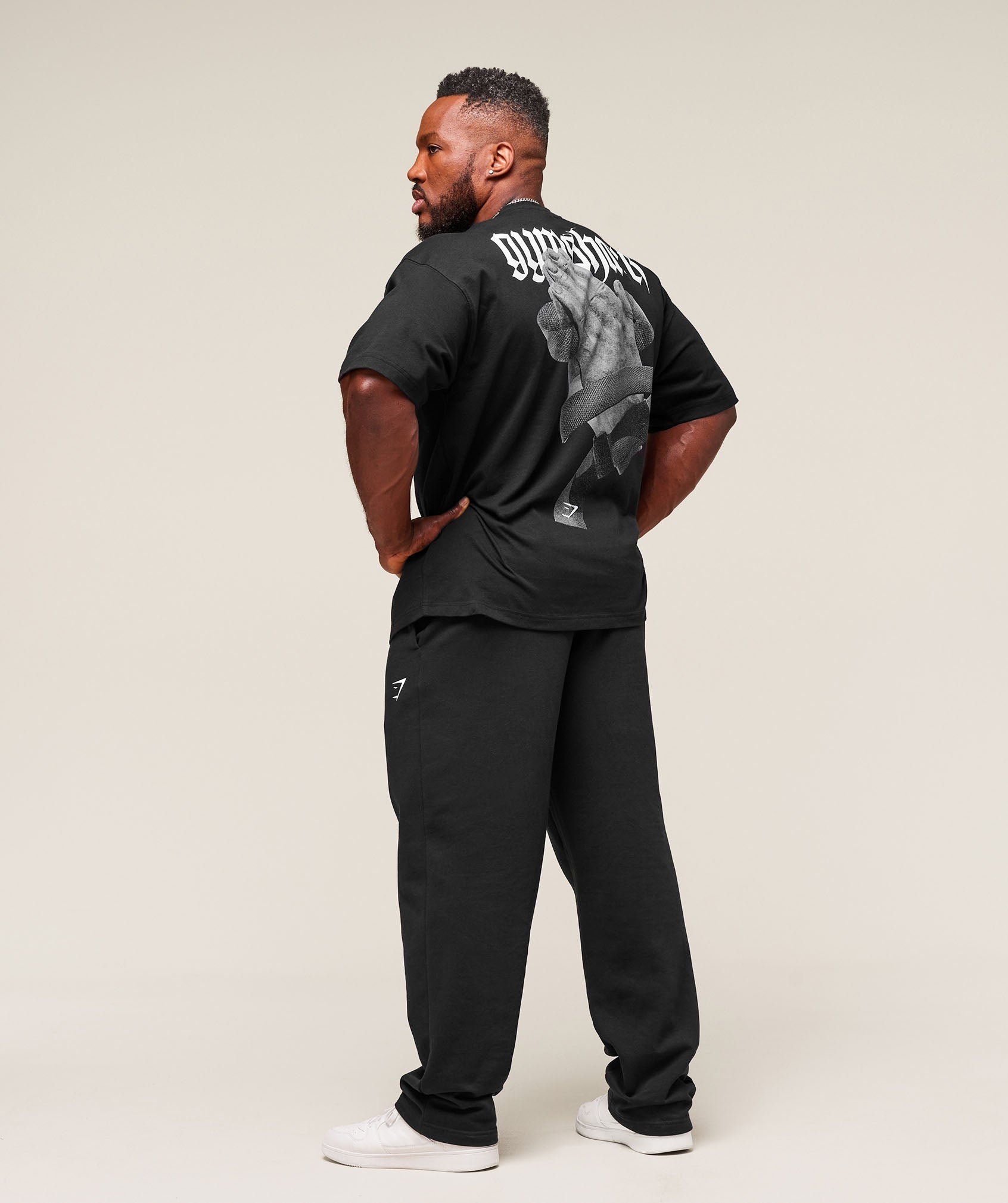 Gymshark Prayer Hands T-Shirt - Black