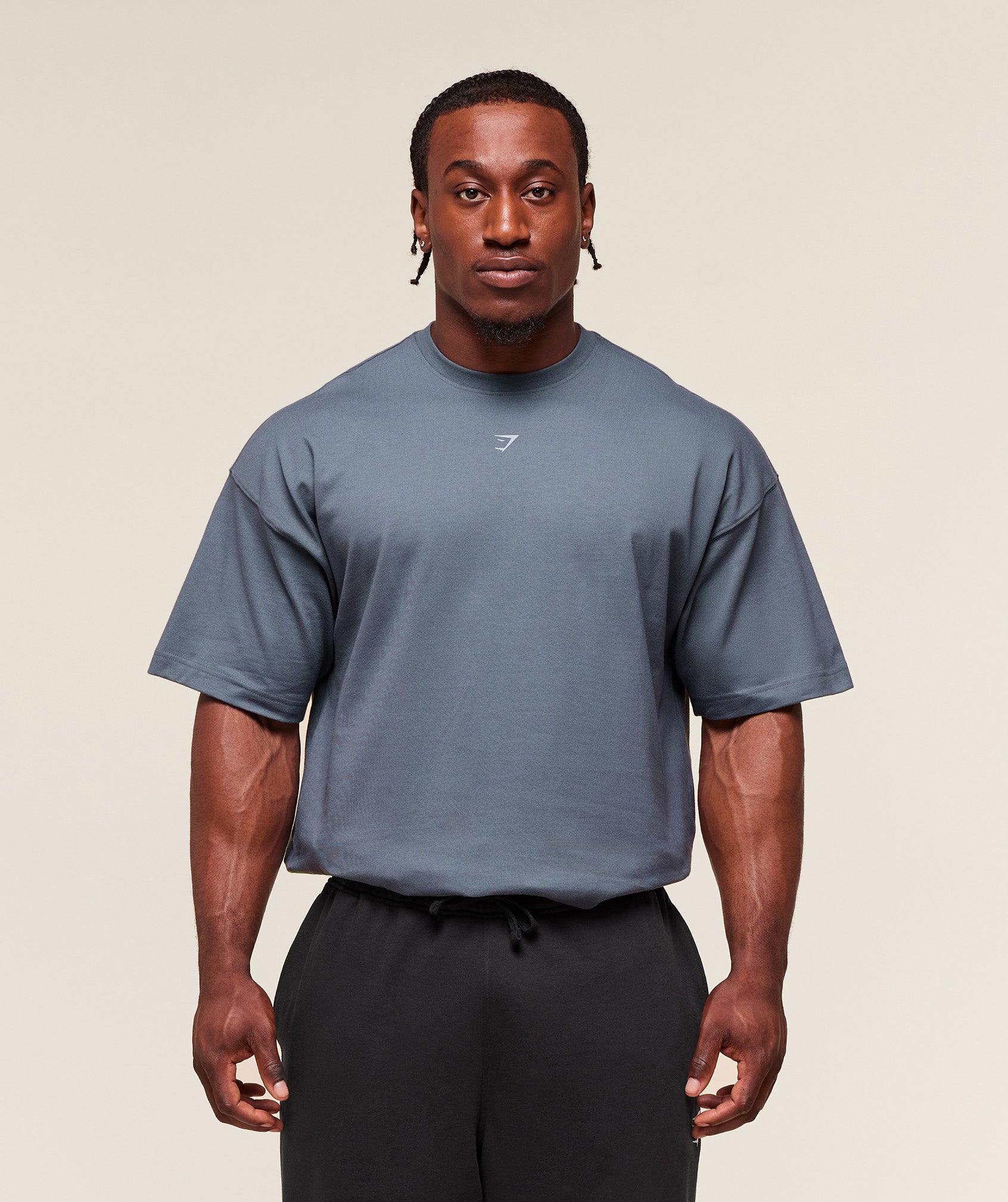 Gymshark Forged By Iron T-Shirt - Iron Blue