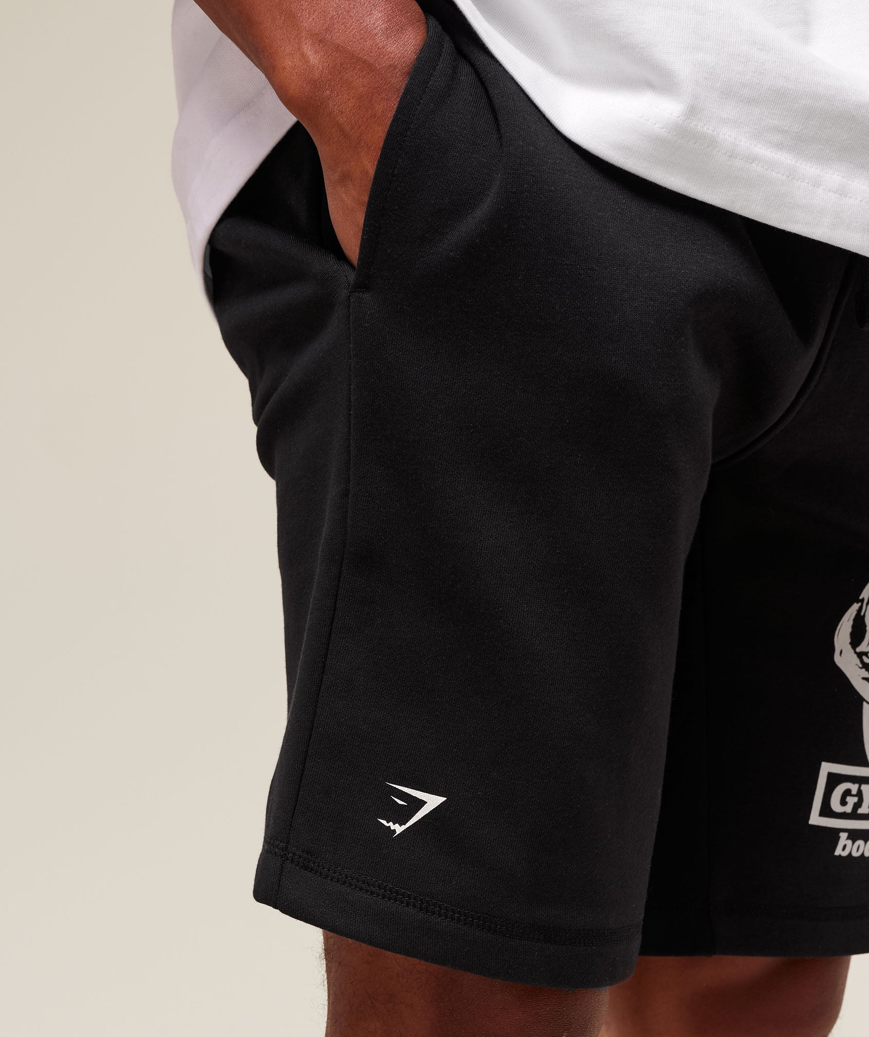 Gymshark Double Bicep 9" Shorts - Black