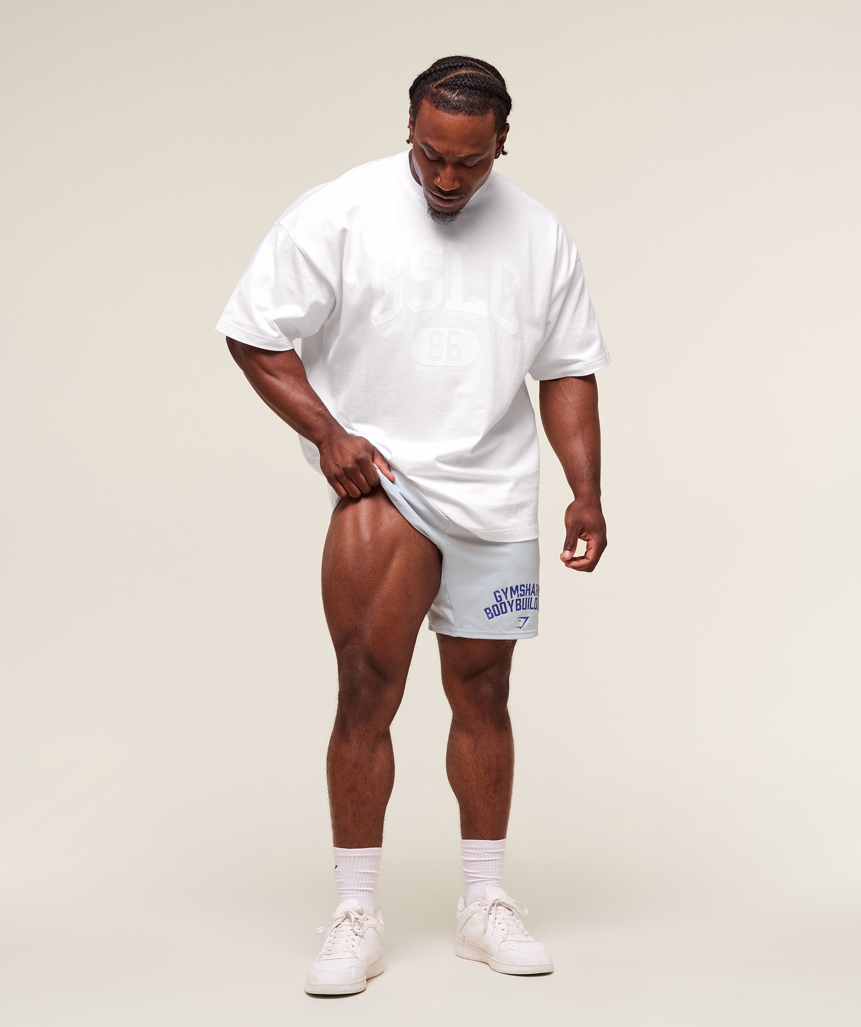 Gymshark Olympic Bar 7" Short - Metal Grey