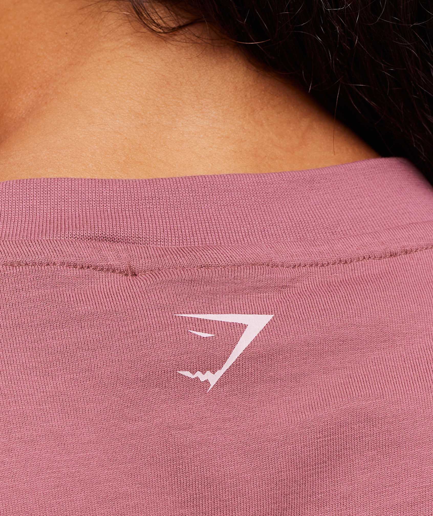 Gymshark Lifting Club Graphic Oversized T-Shirt - Reset Pink