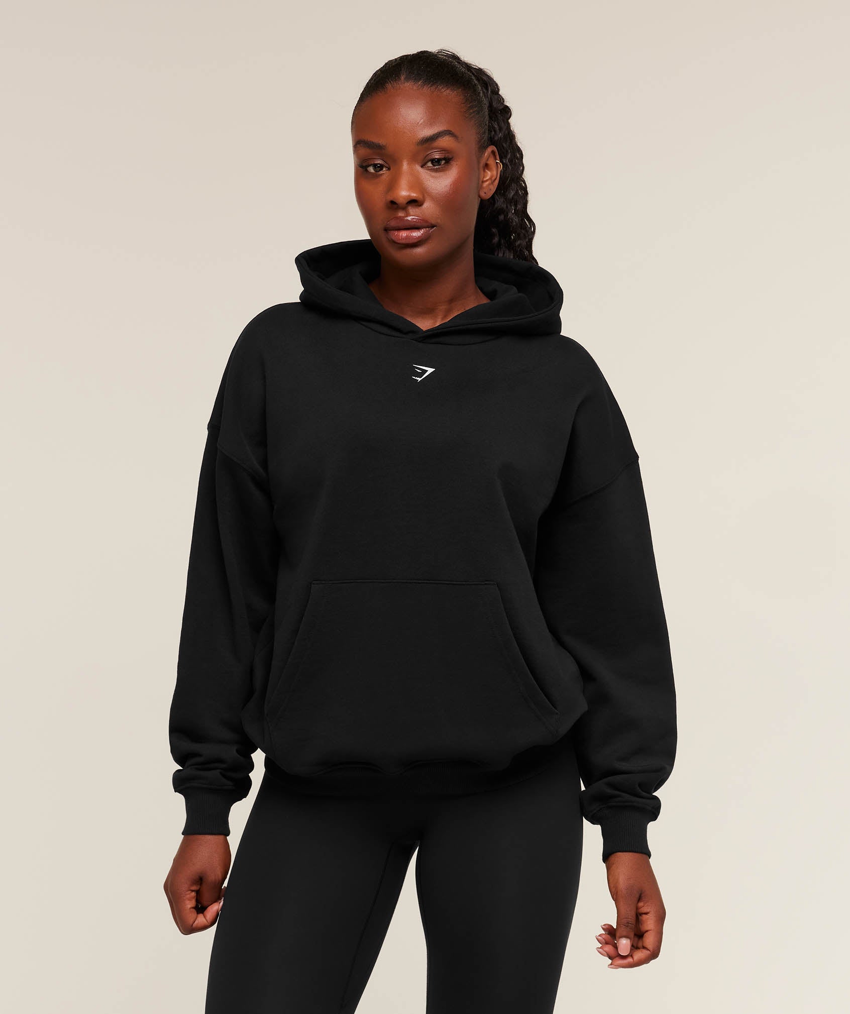 Gymshark Panther Graphic Hoodie - GS Black