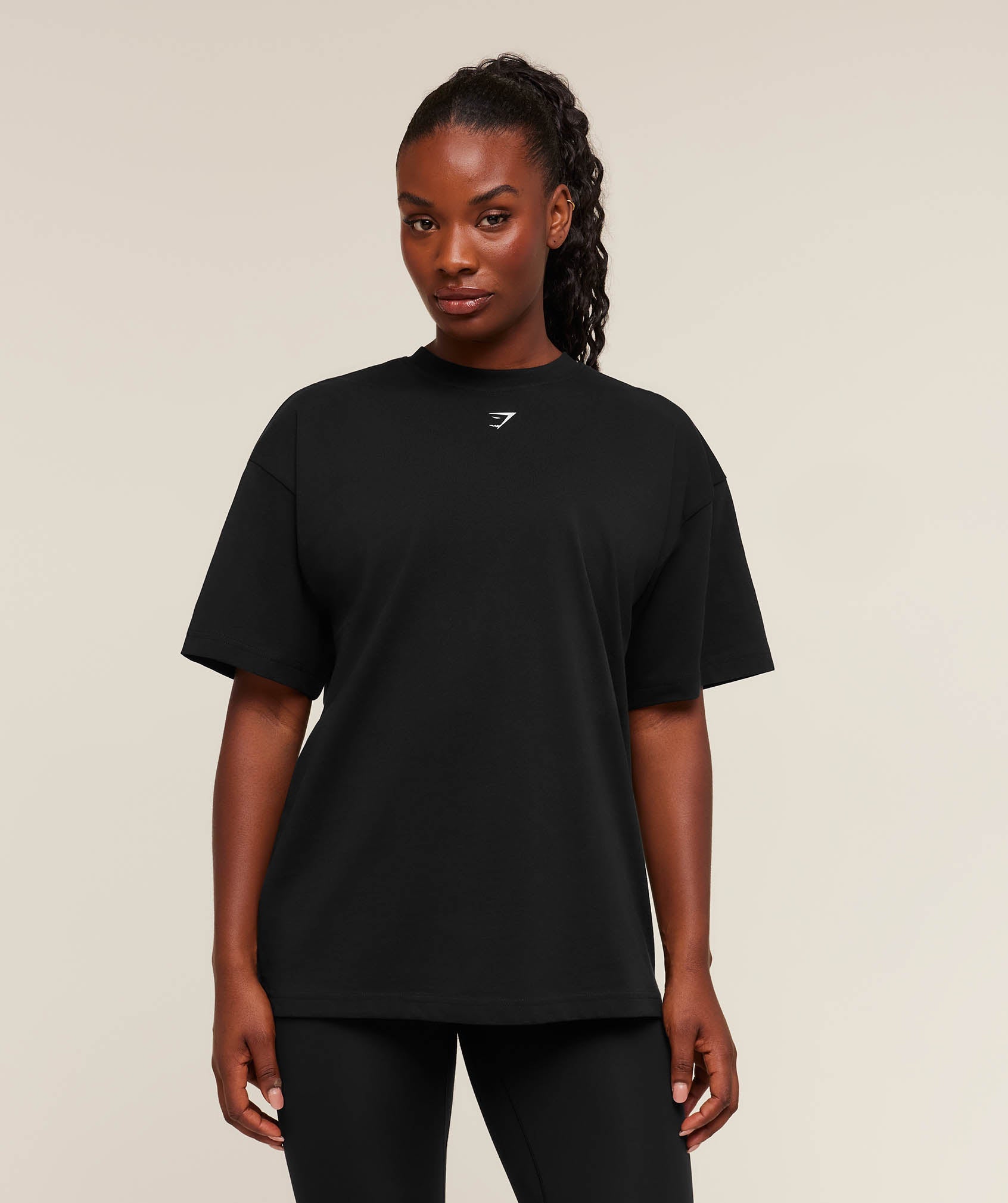 Gymshark Panther Graphic T-Shirt - GS Black