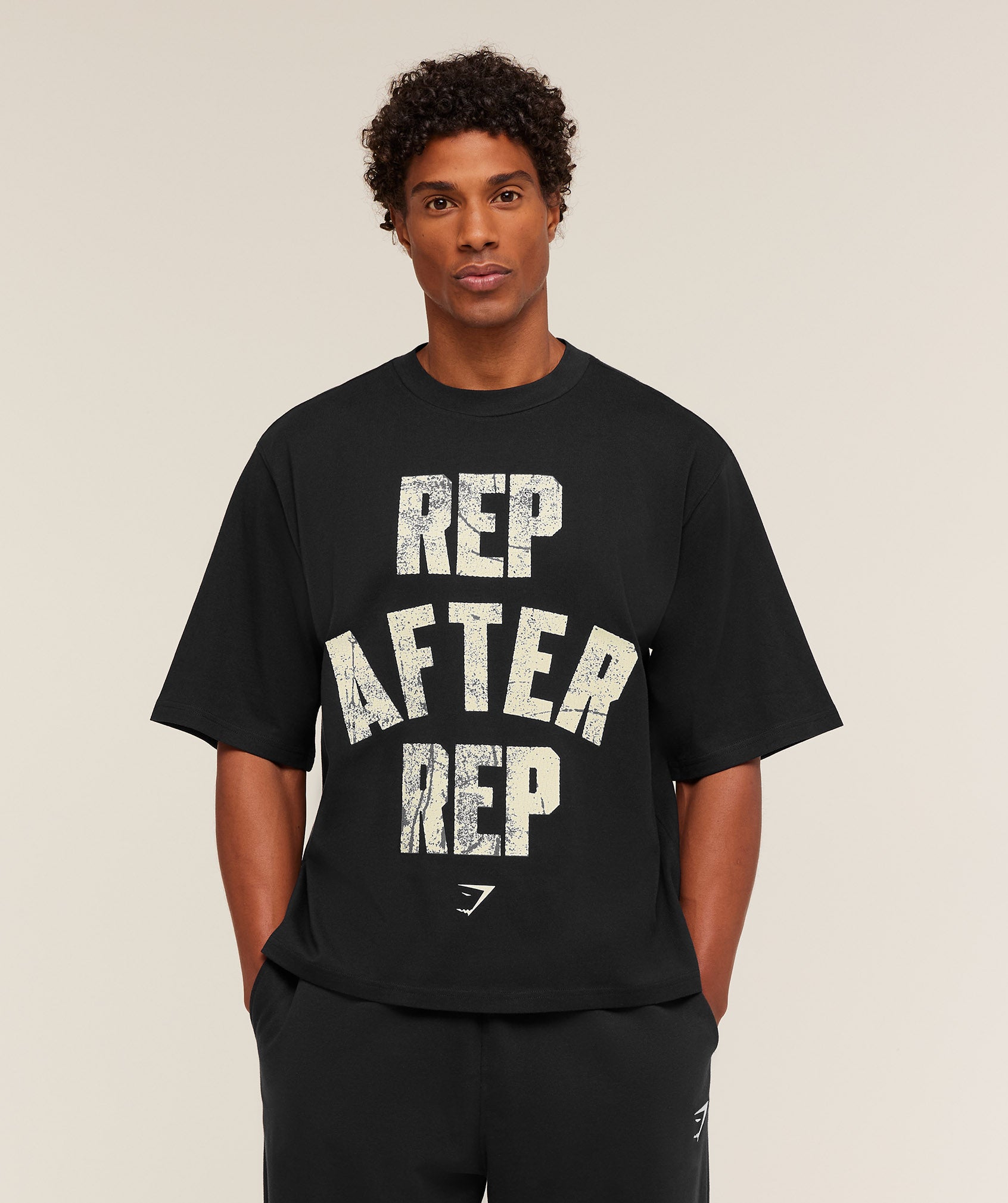 Gymshark Rep After Rep T-Shirt - Black