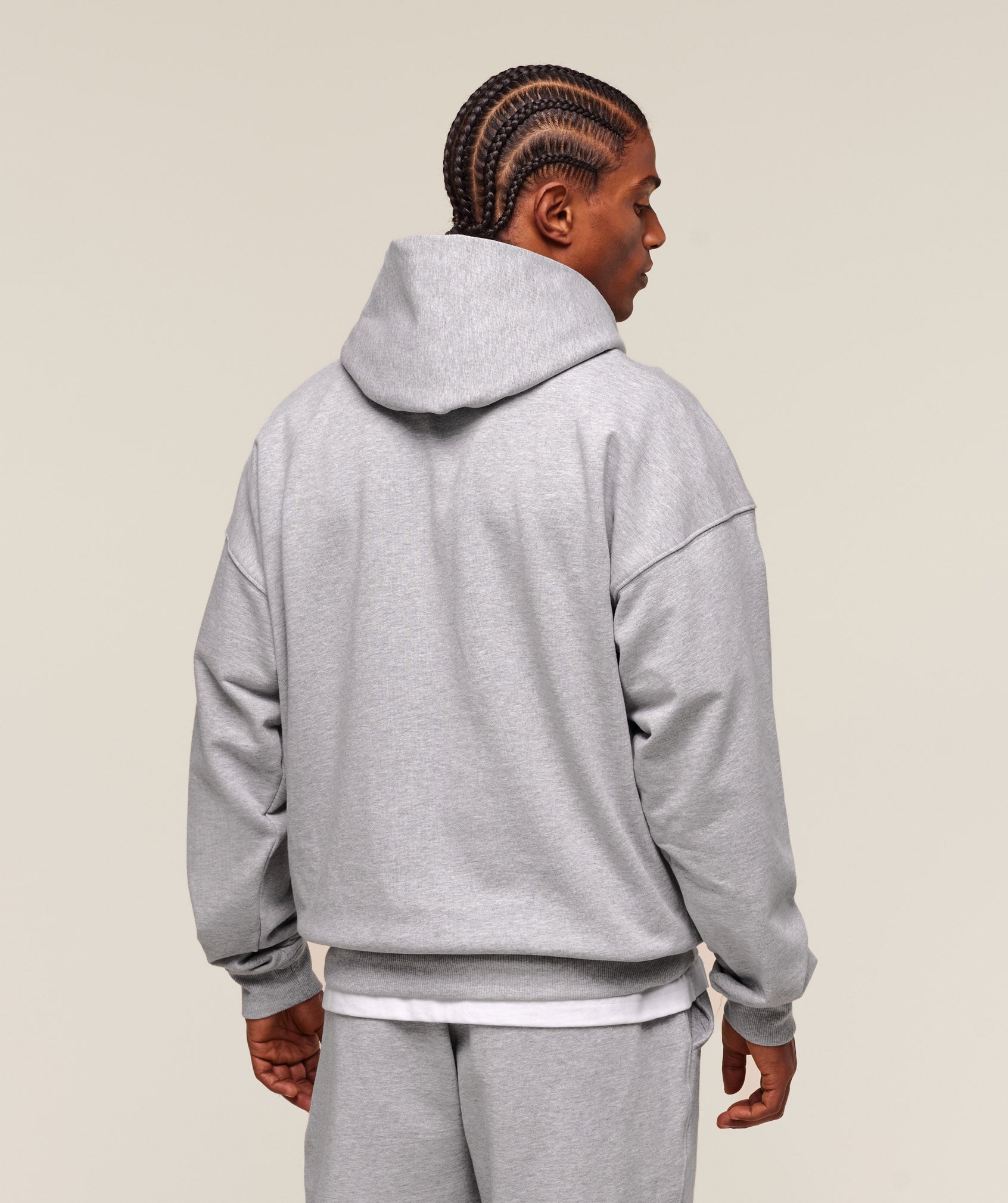Gymshark GSLC Hoodie - Light Grey Core Marl
