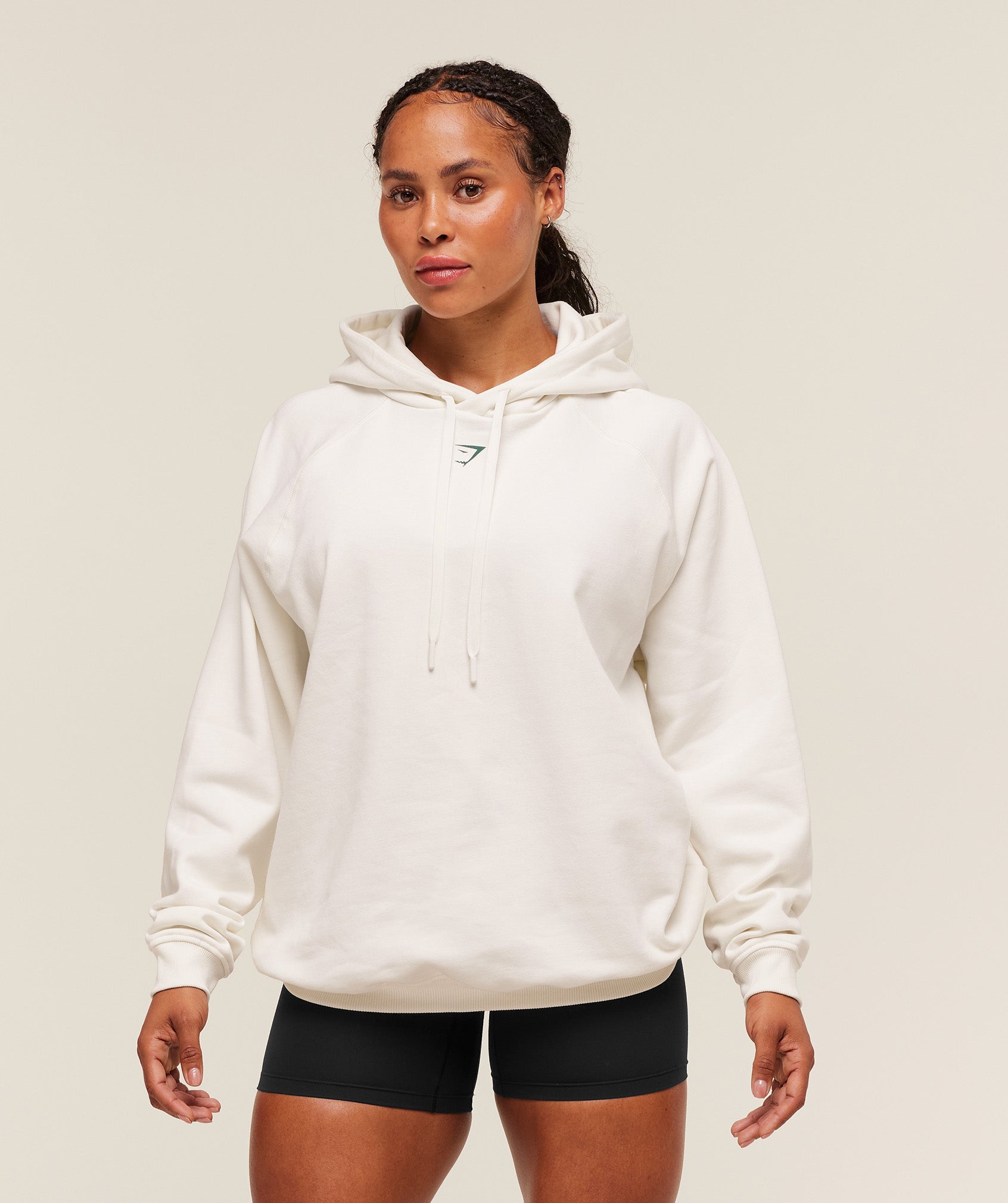 Gymshark Strength Department Oversized Hoodie - Soft White