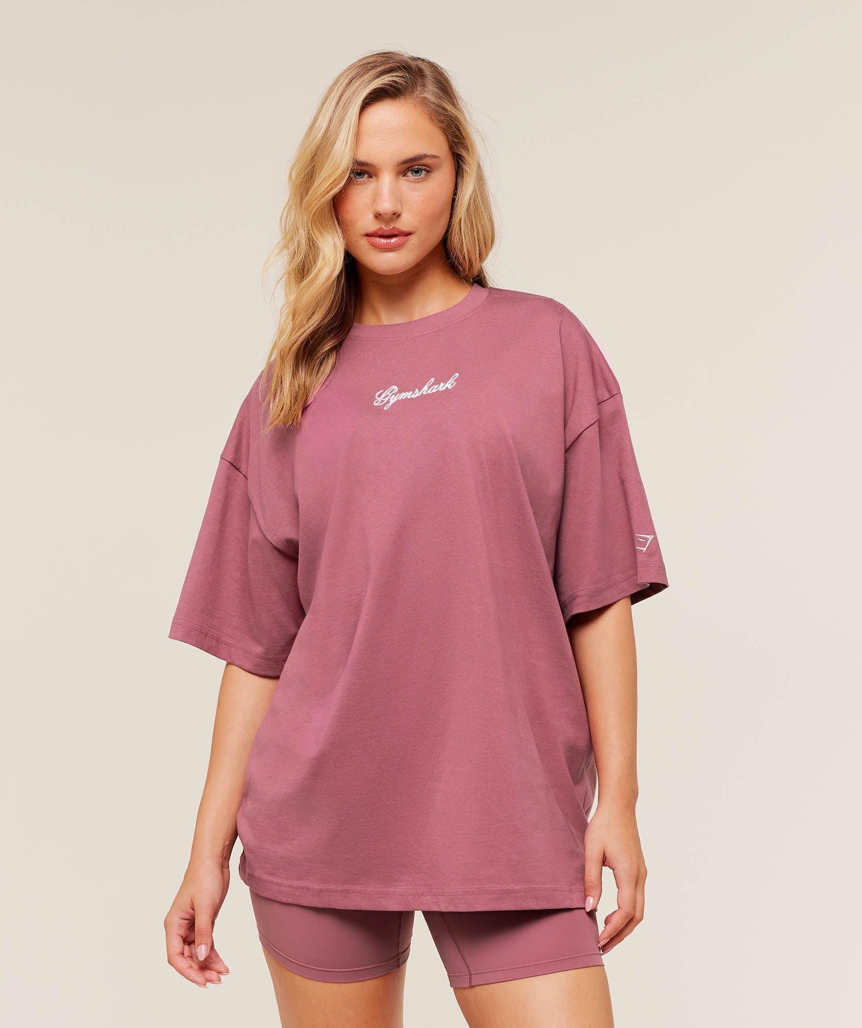 Gymshark All Seasons Graphic Short Sleeve T-Shirt - Reset Pink