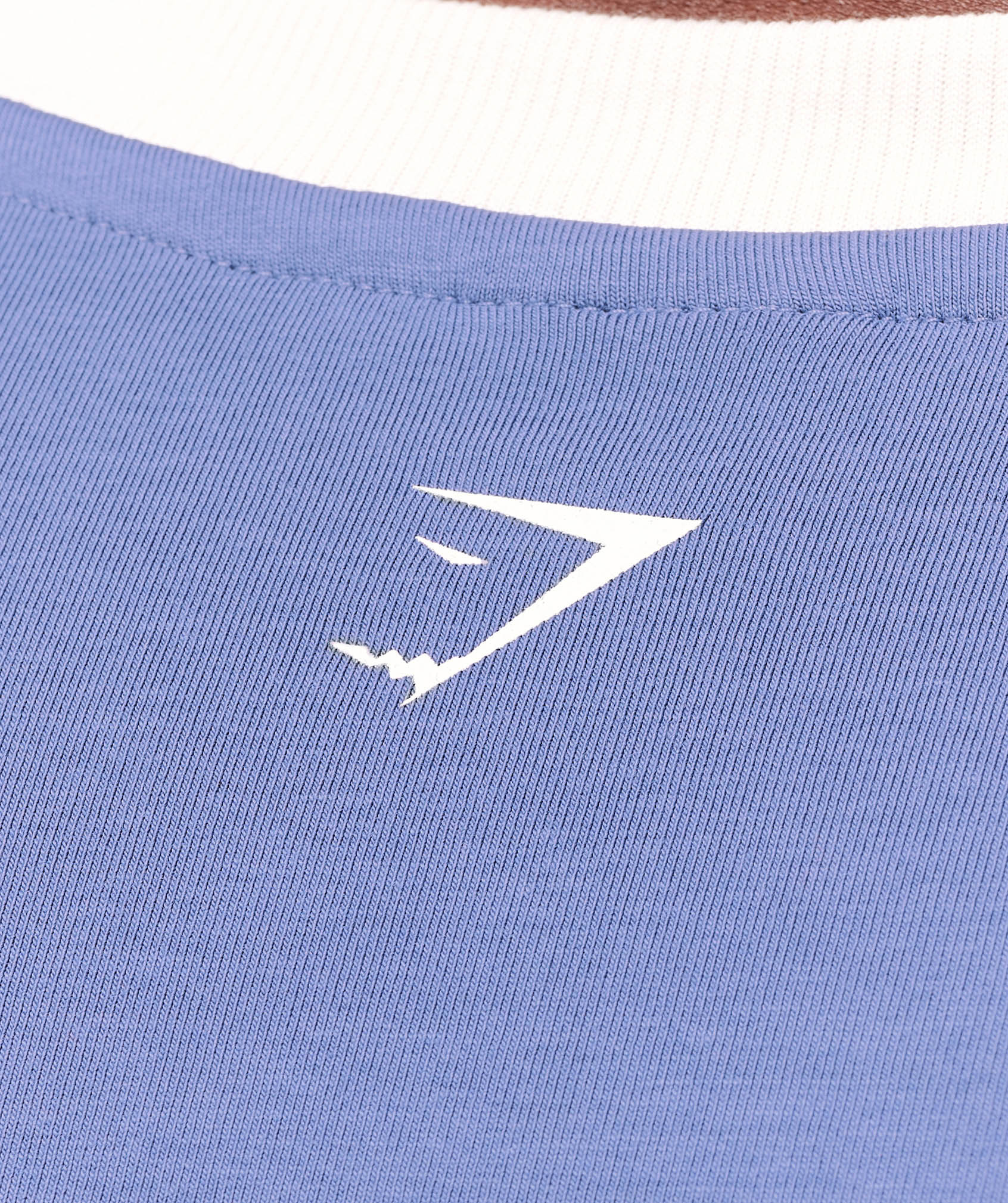 Gymshark XXL Strength Dept Ringer T-Shirt - Worn Blue