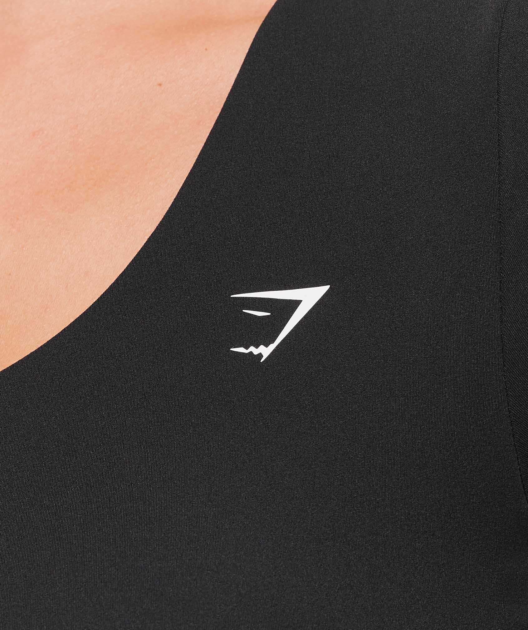 Gymshark Twist Back Long Sleeve Top - Black