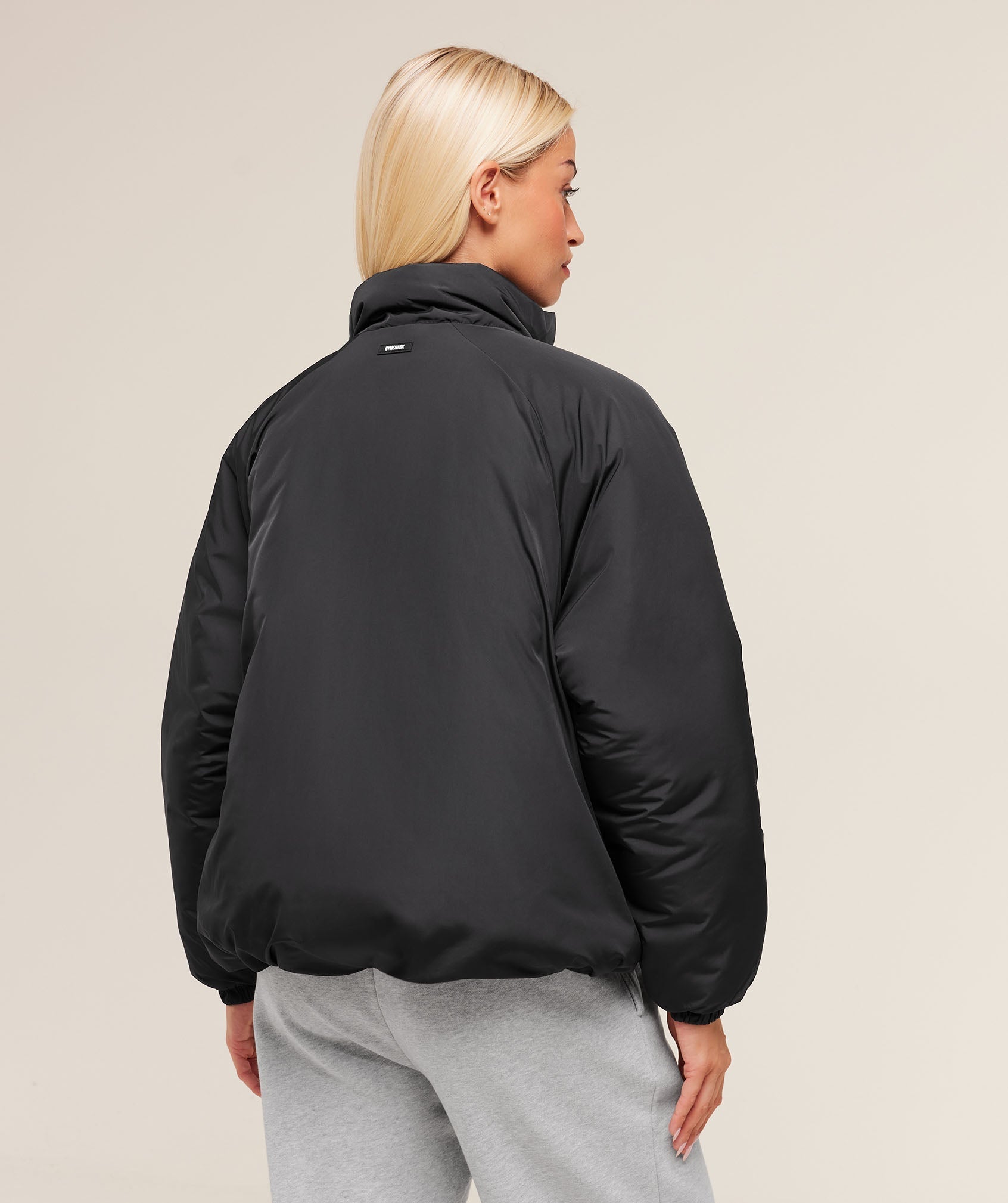 Gymshark Oversized Puffer Jacket - Black