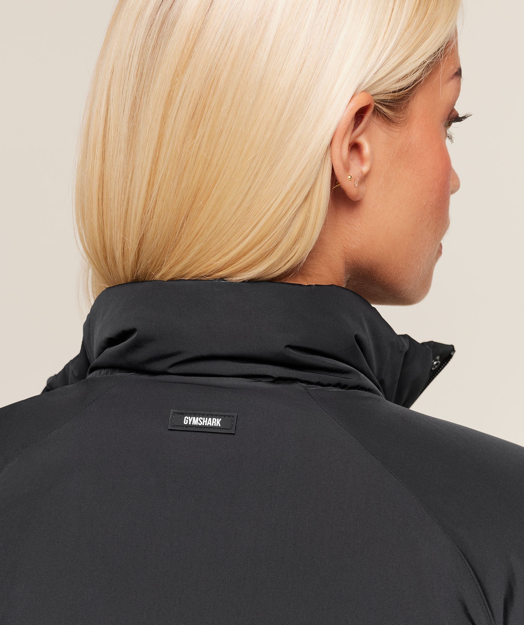 Gymshark Oversized Puffer Jacket - Black