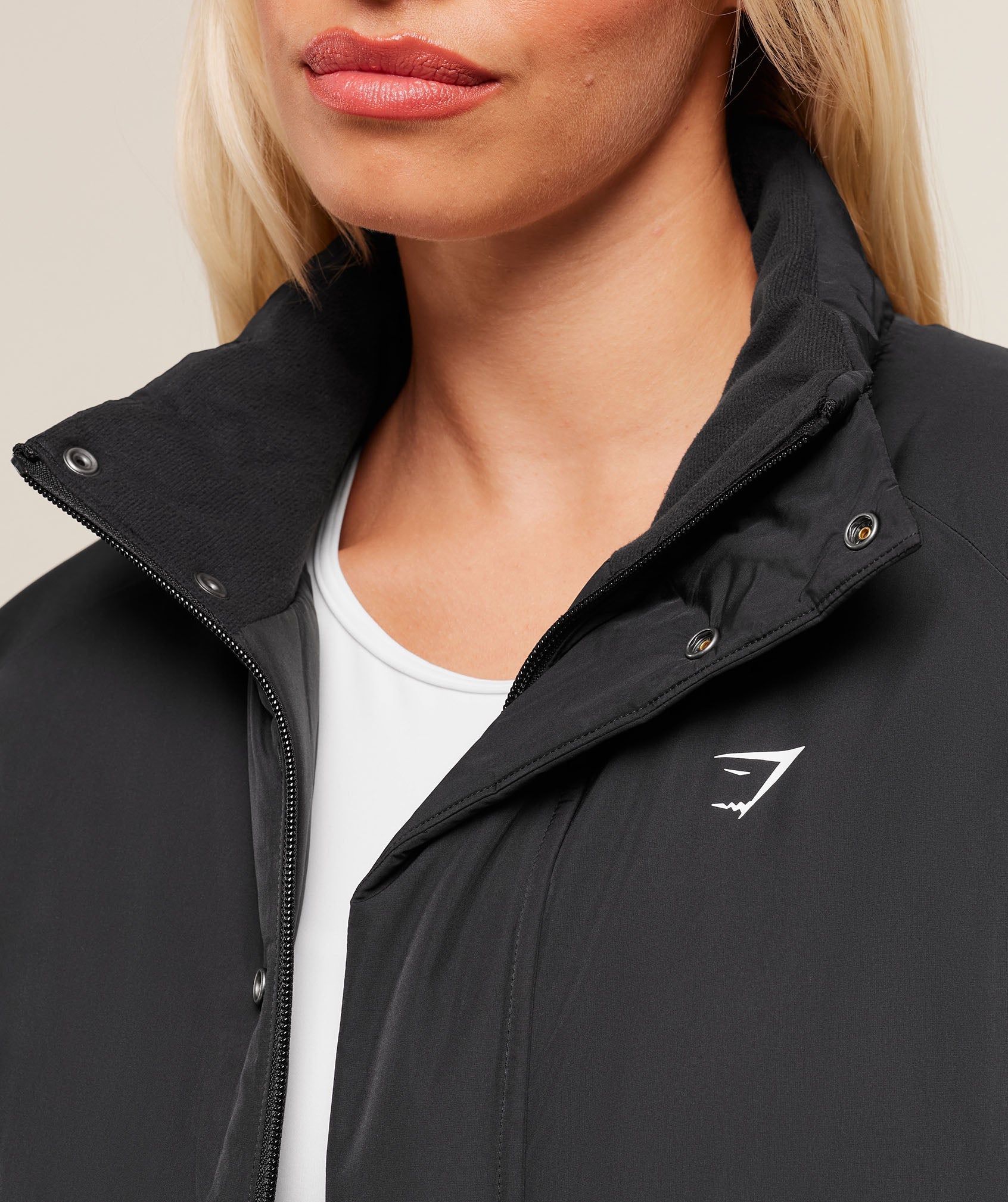 Gymshark Oversized Puffer Jacket - Black