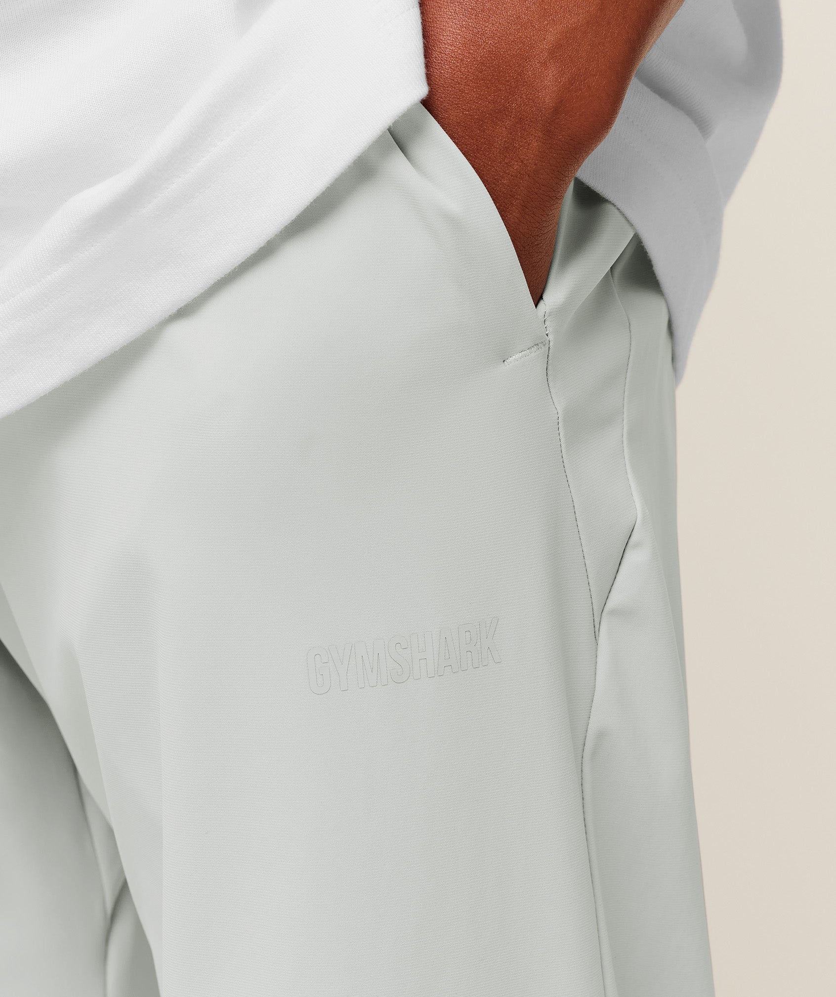 Gymshark Hybrid Joggers - Light Grey