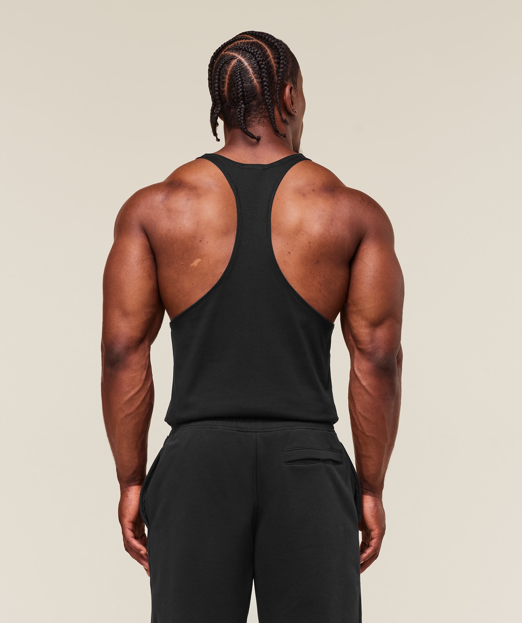 Gymshark Impact Stringer - Black/Vivid Red