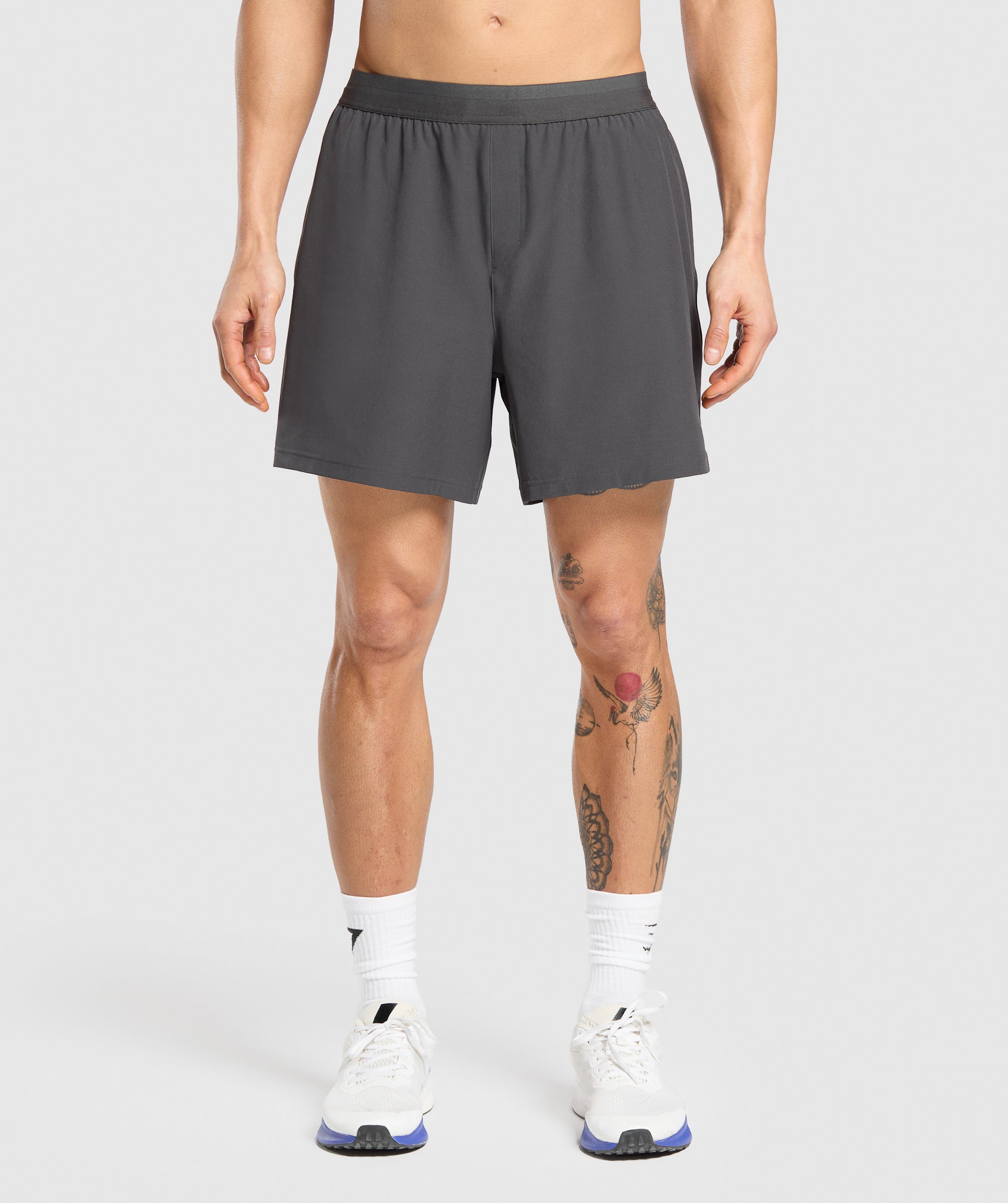Gymshark Land to Water 6" Shorts - Asphalt Grey