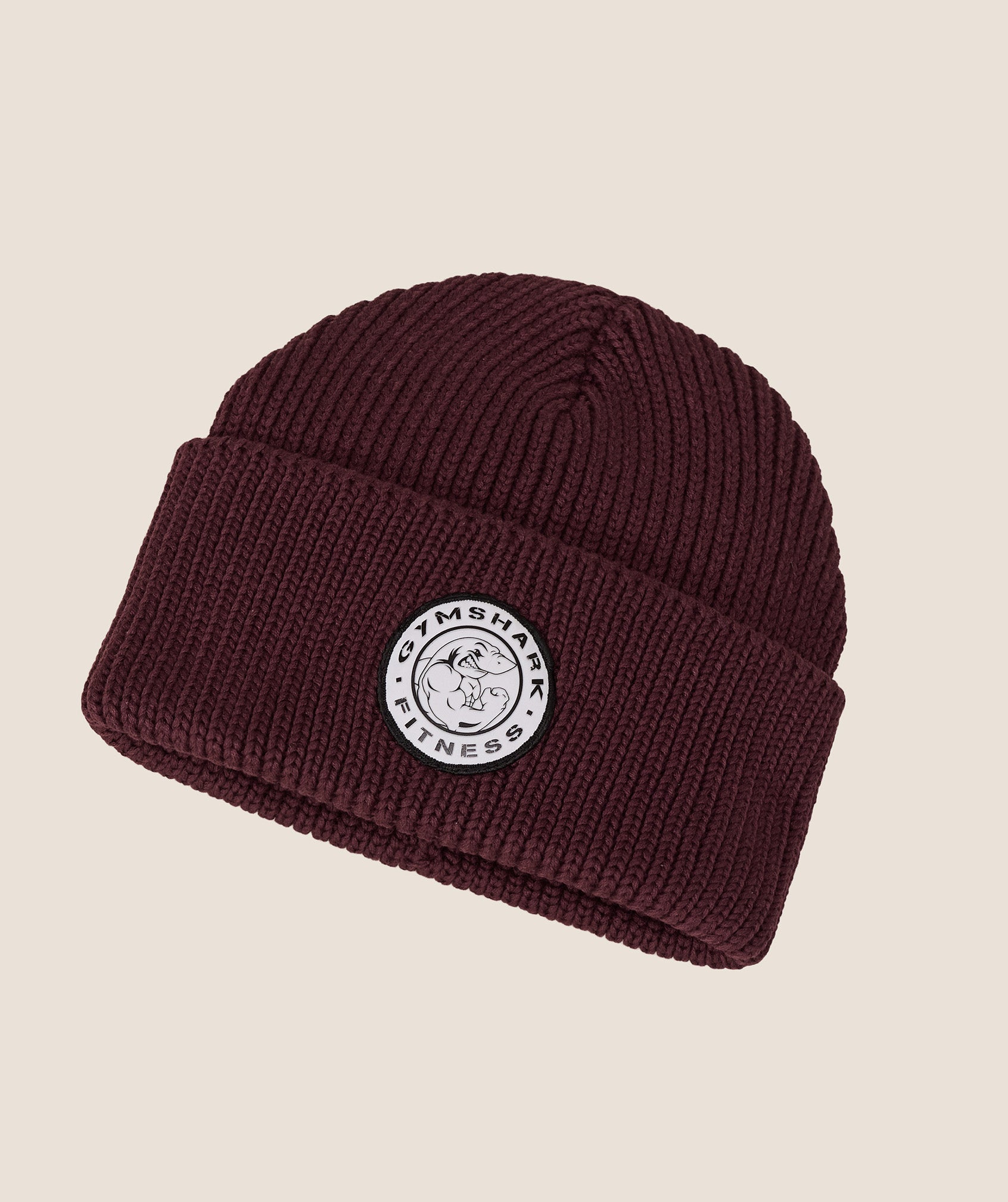 Gymshark Legacy Deep Cuff Beanie - Rich Maroon