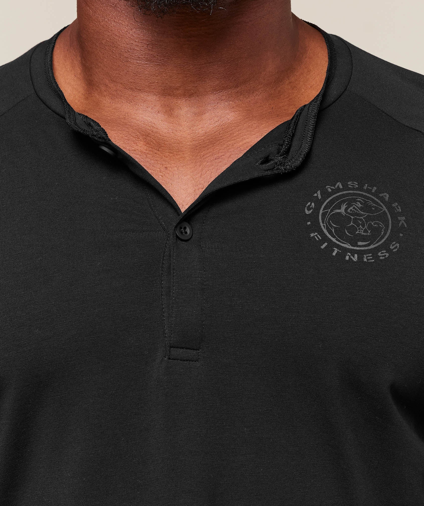 Gymshark Legacy Henley - Black