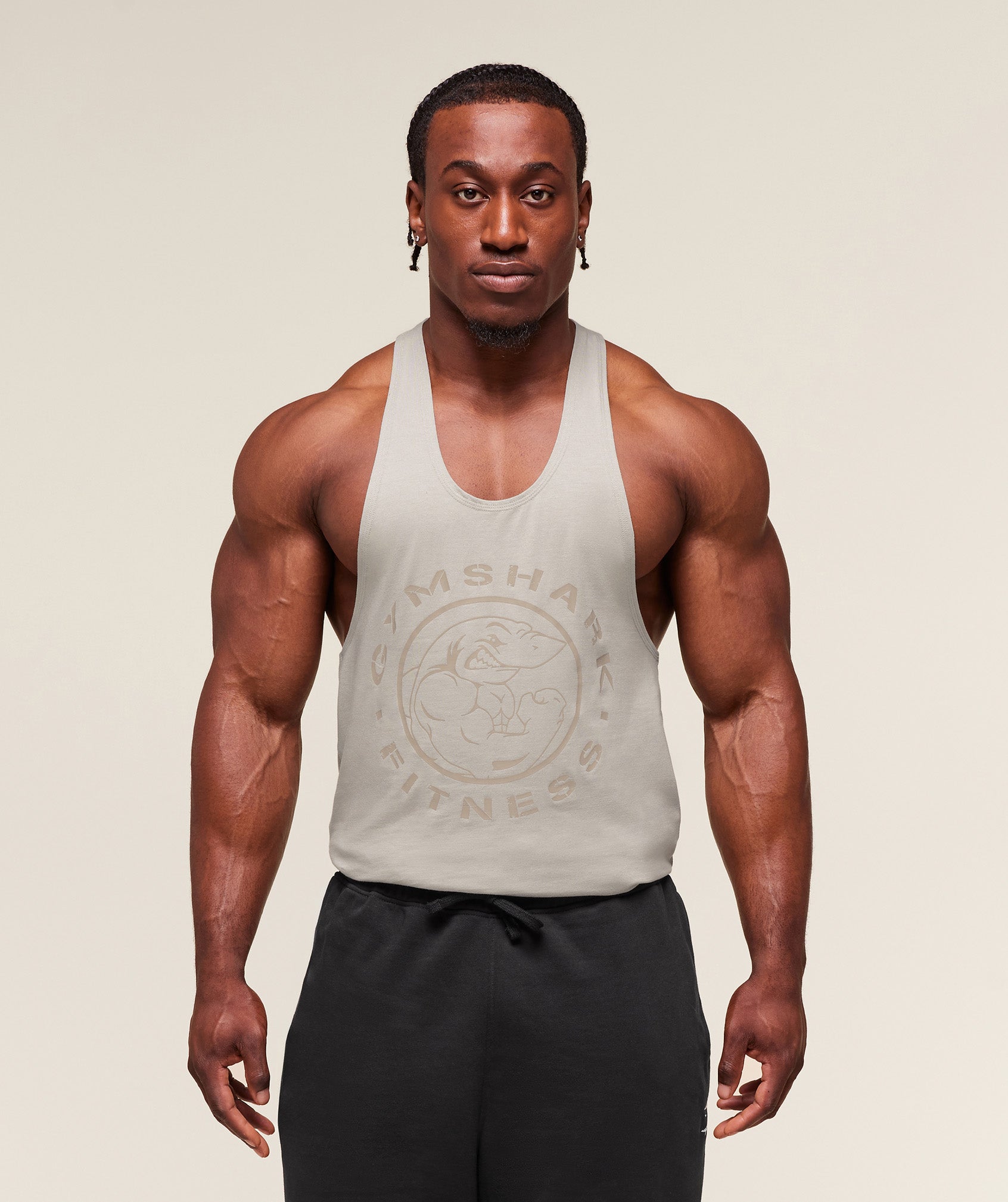 Gymshark Legacy Stringer - Stone Grey