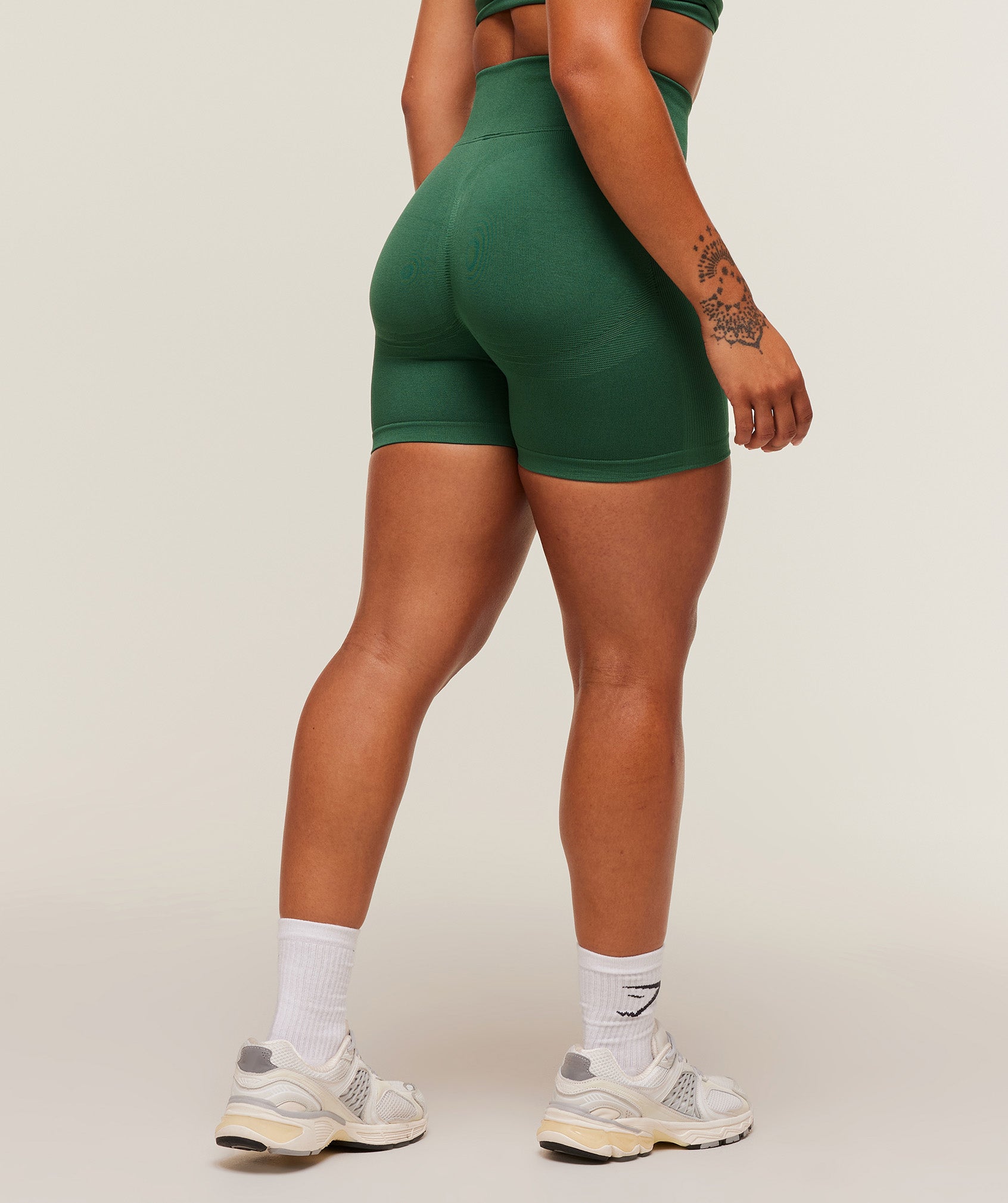 Gymshark Lift Seamless Shorts - Lift Green/Lift Green Marl