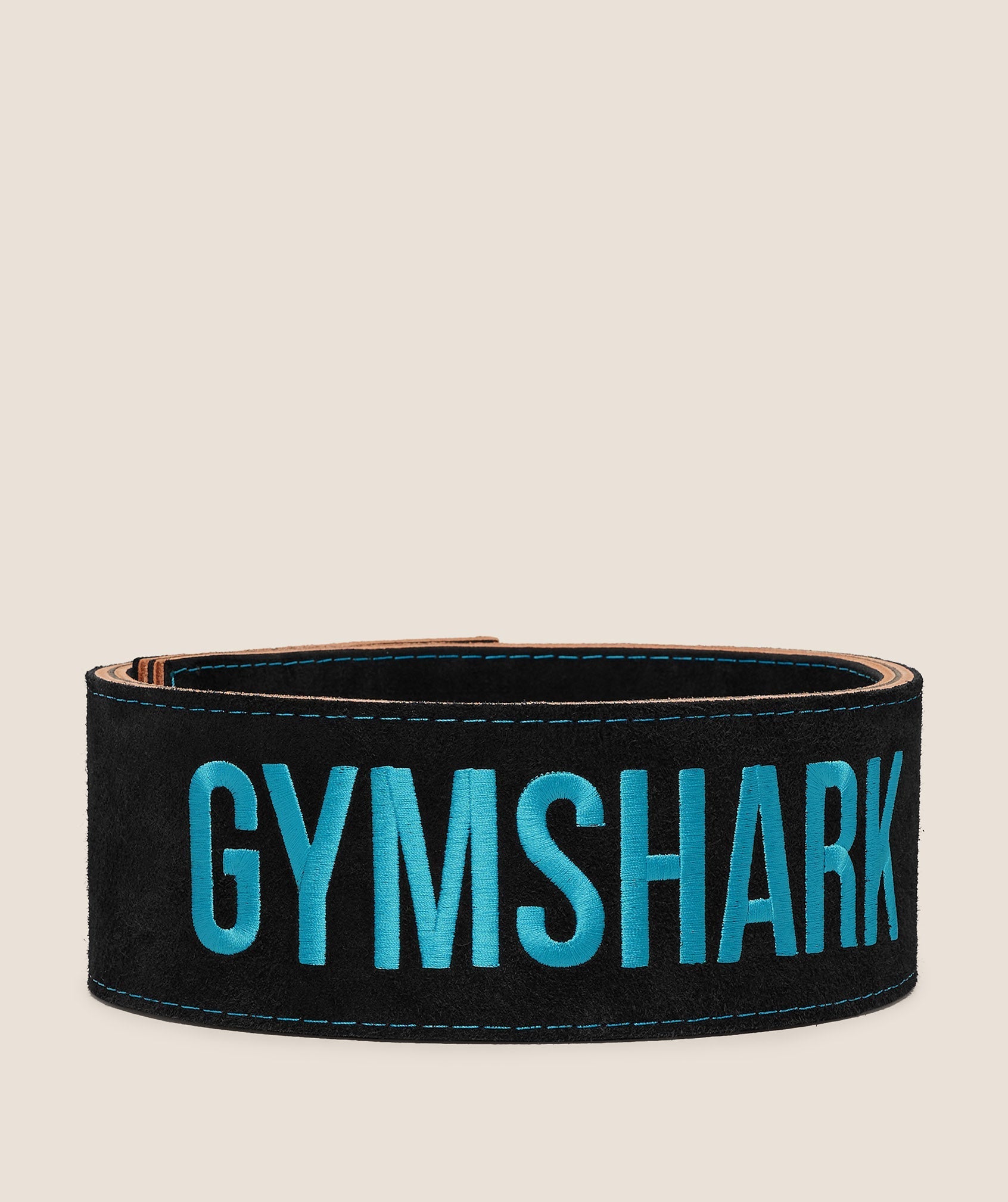 Gymshark Lever Lifting Belt - Black/Brand Blue
