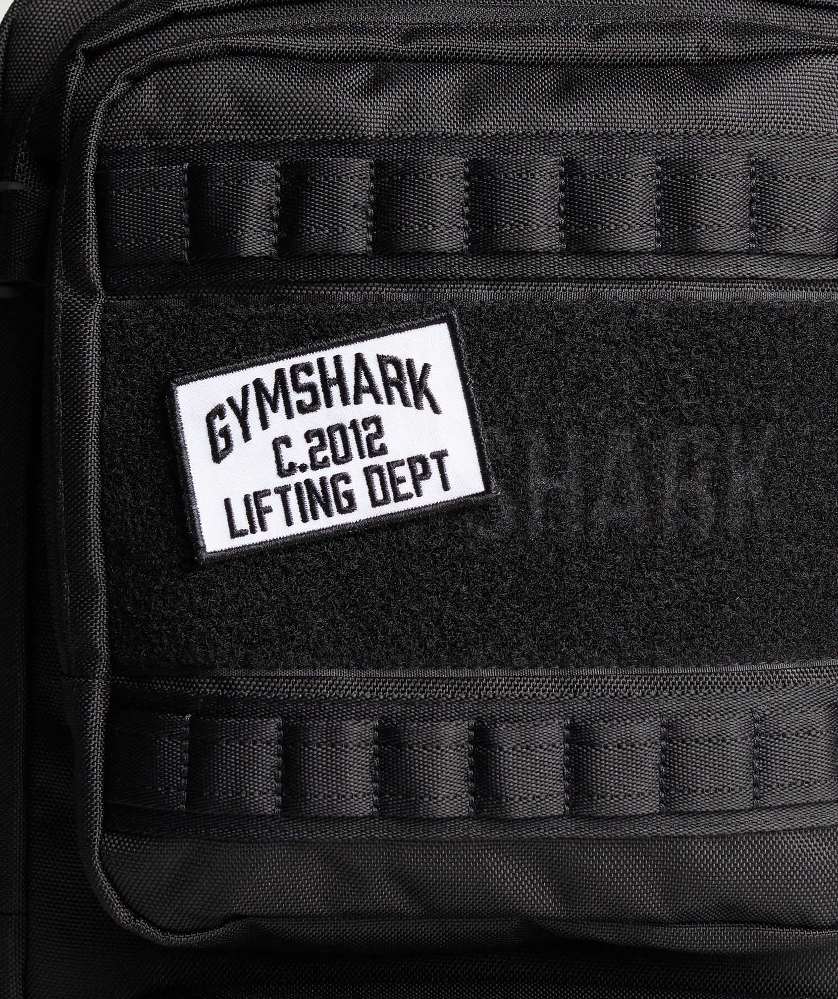 Gymshark Lifting Dept Velcro Patch - White