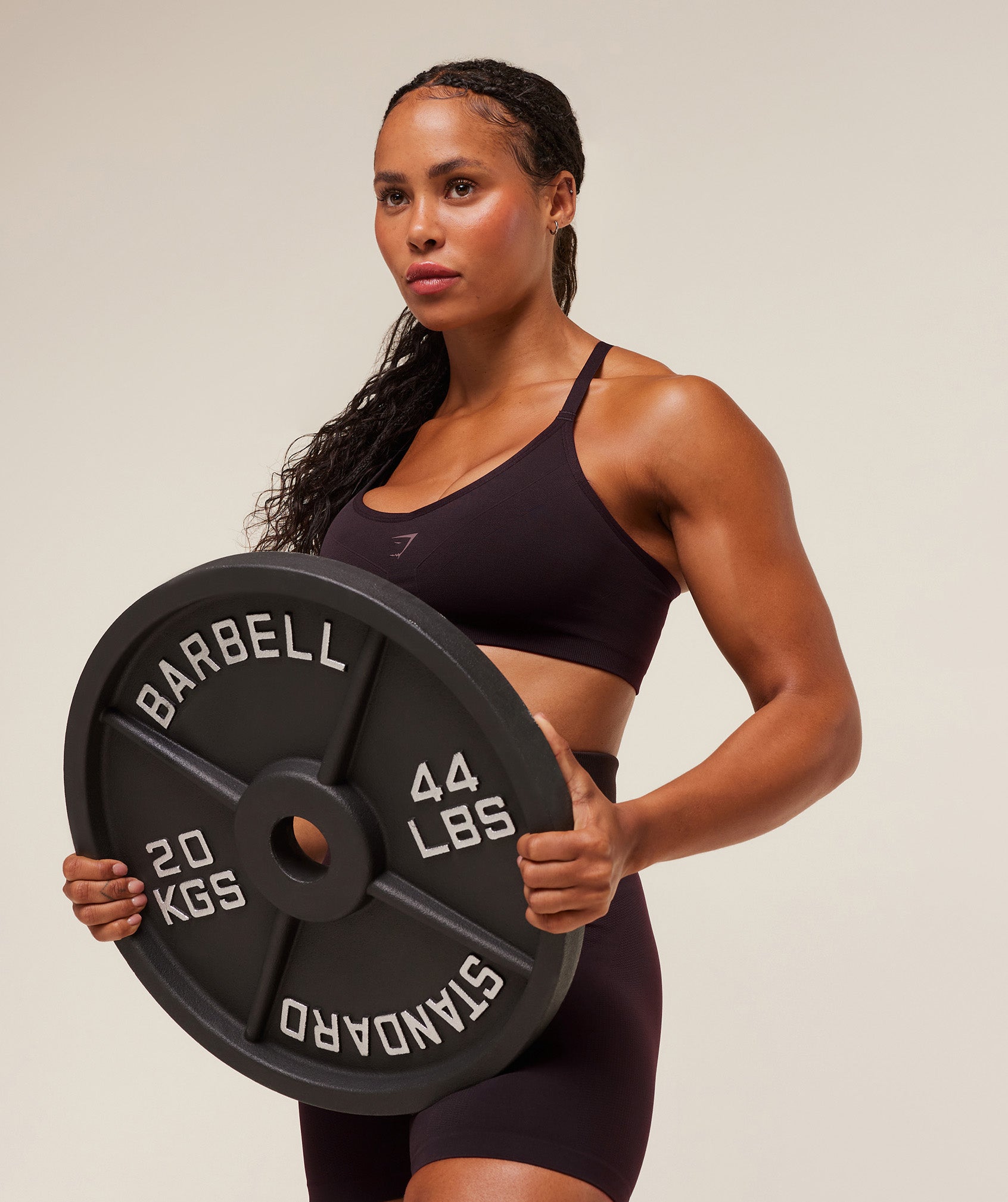 Gymshark Activate Seamless Bralette - Plum Brown