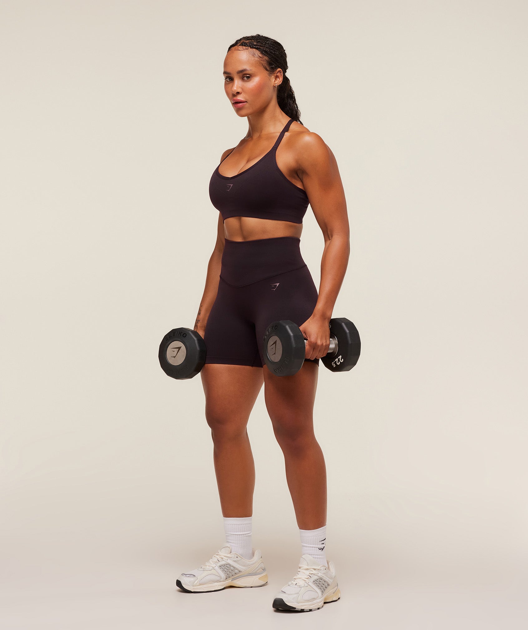 Gymshark Activate Seamless Bralette - Plum Brown