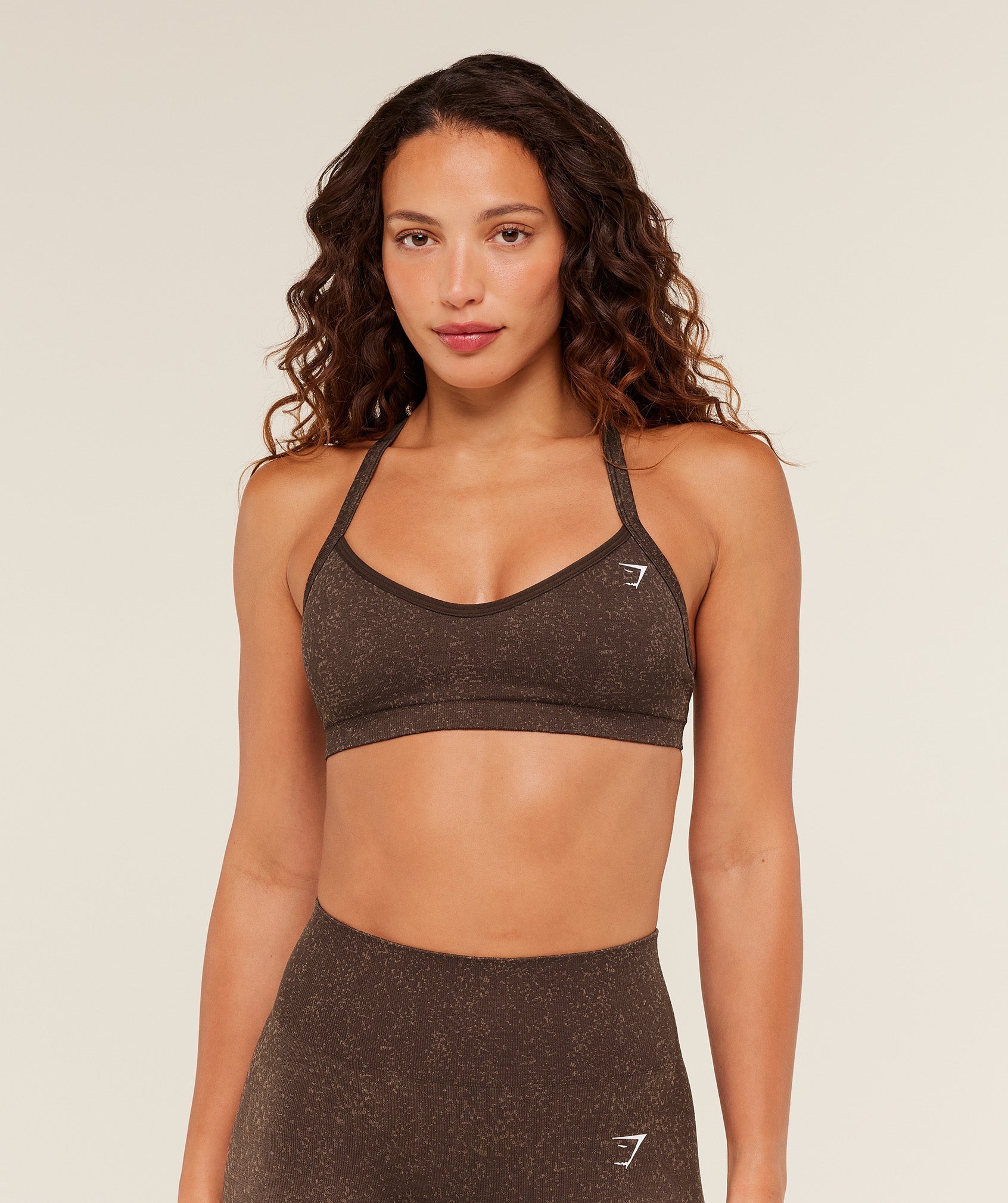 Gymshark Adapt Fleck Sports Bra - Archive Brown/Lifestyle Brown