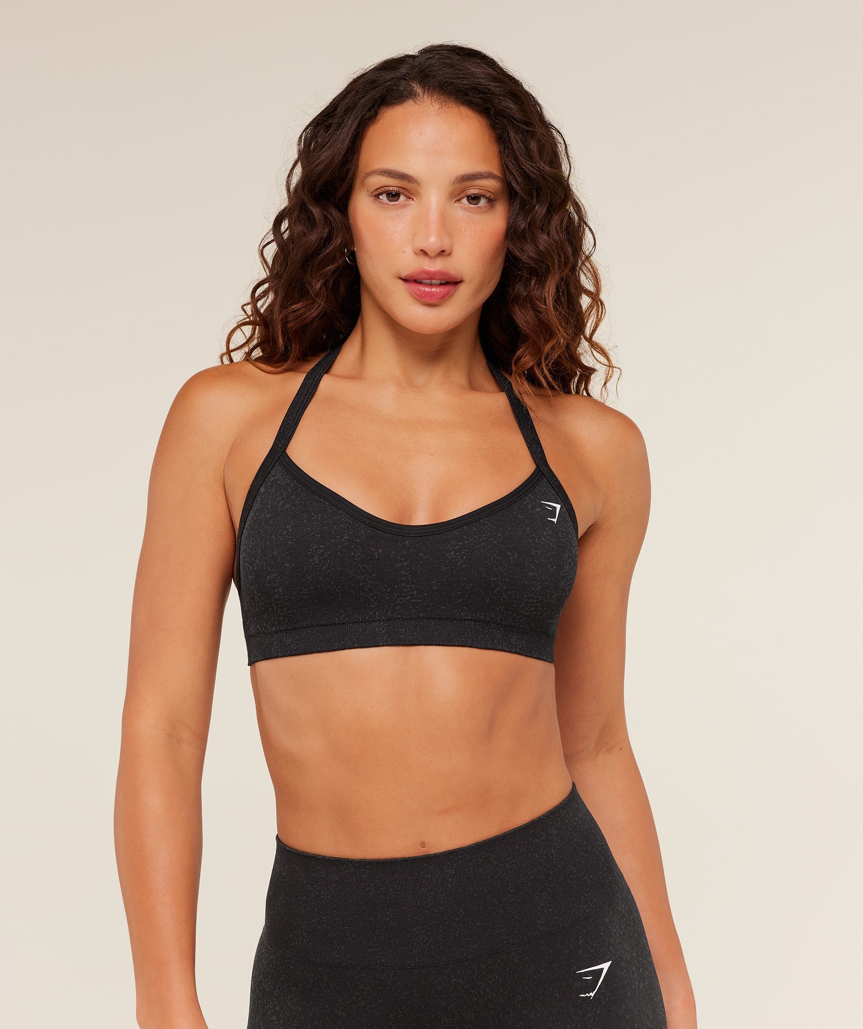 Gymshark Adapt Fleck Sports Bra - Mineral | Black