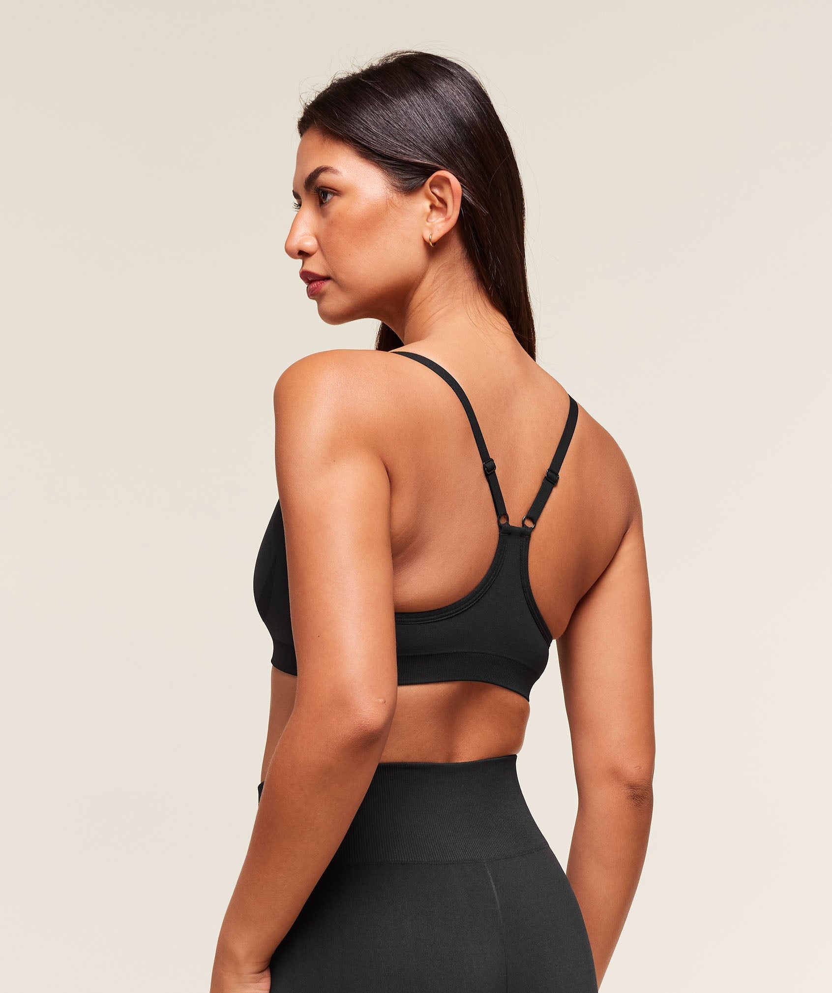Gymshark Everyday Seamless Racerback Sports Bra - Black