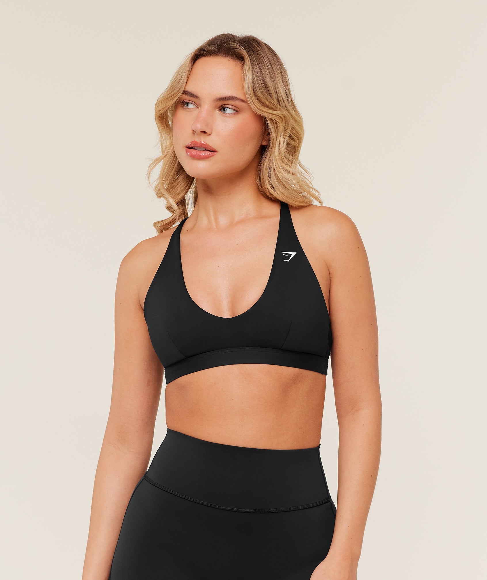 Gymshark Flow Light Support Sports Bra - GS Black
