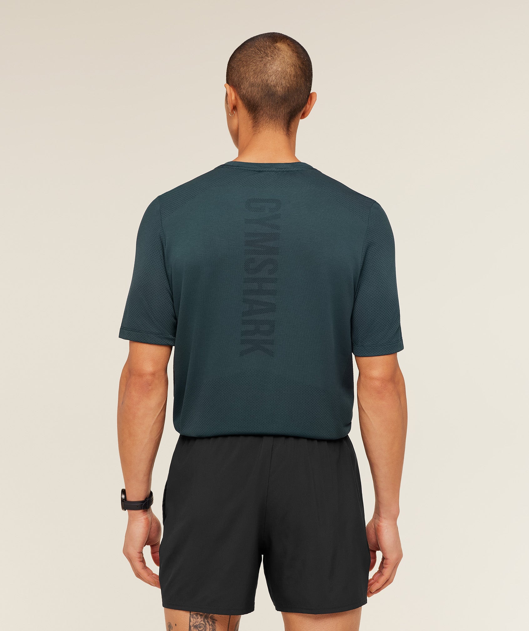 Gymshark Lightweight Seamless T-Shirt - GS Deep Petrol Blue/ Marl