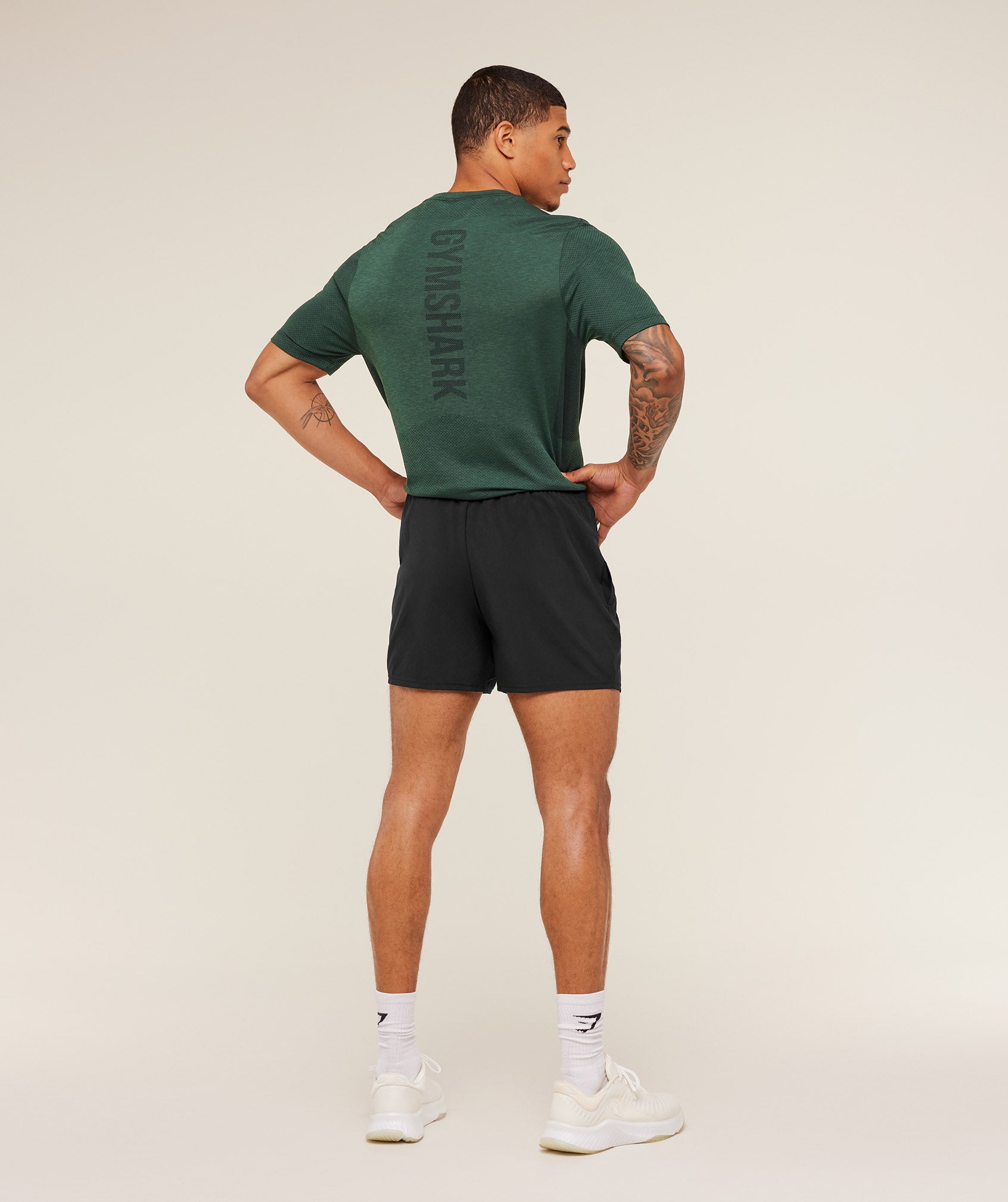 Gymshark Lightweight Seamless T-Shirt - GS Victory Green/ Marl