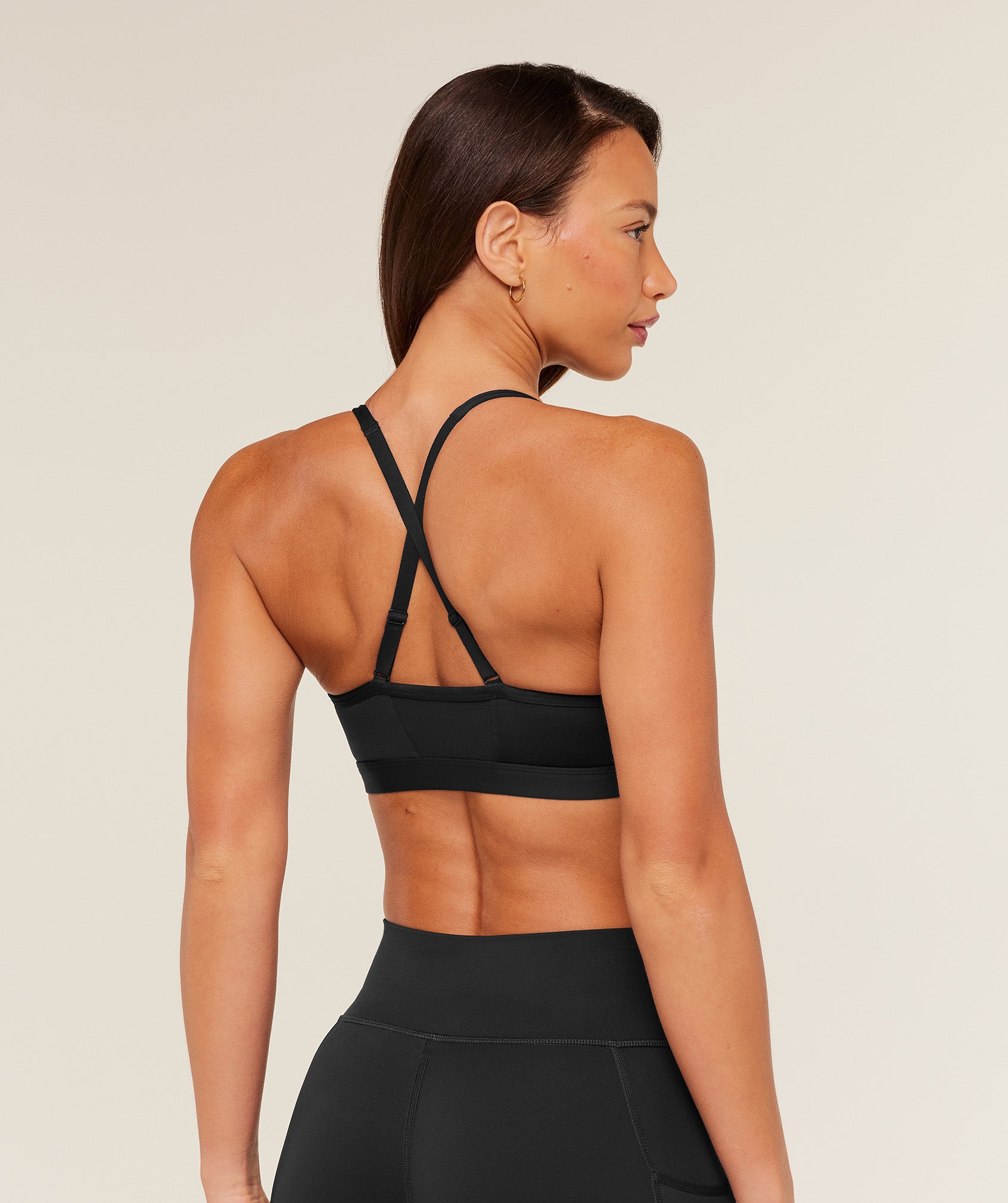 Gymshark Ruched Sports Bra - Black