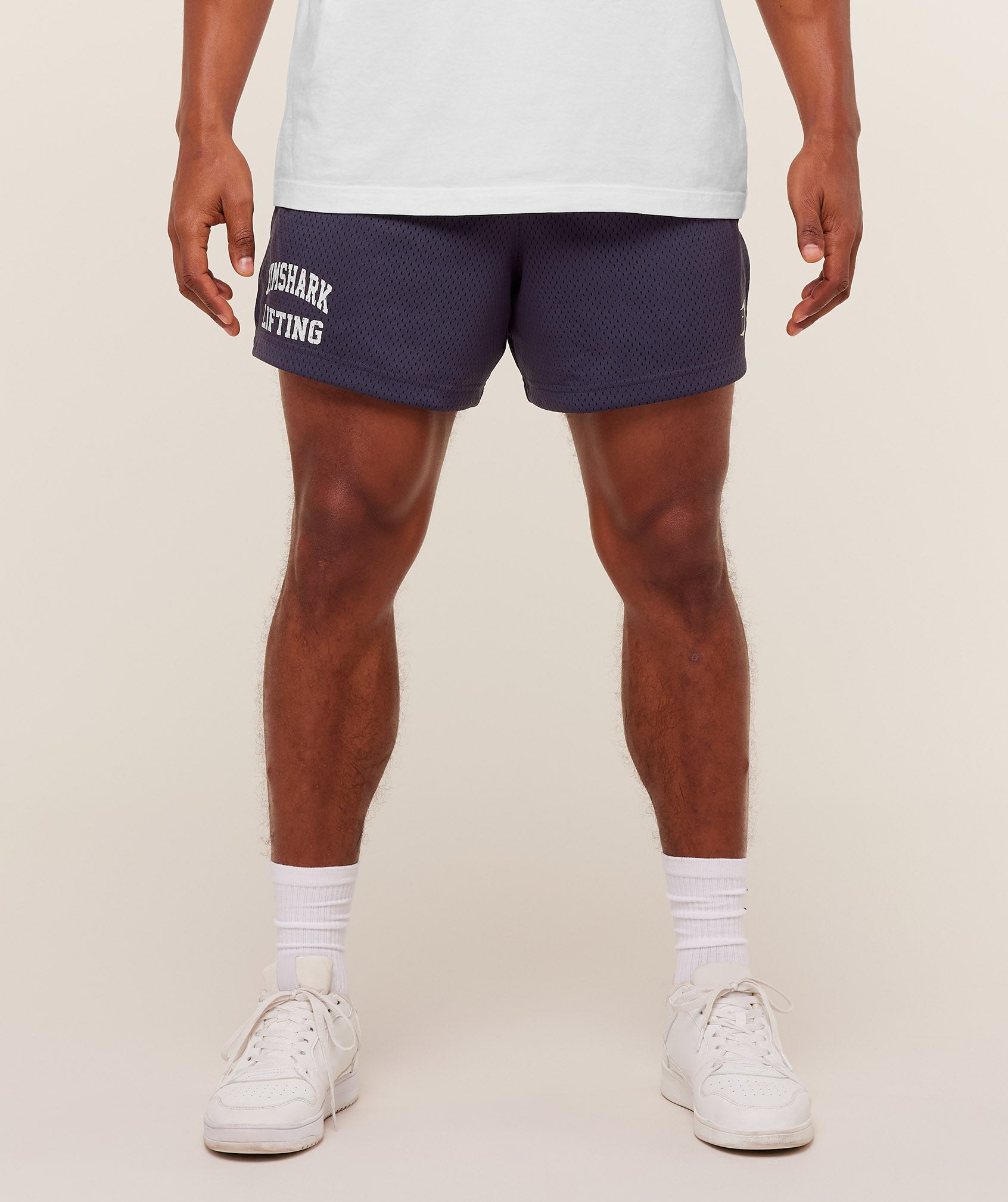 Gymshark Lifting Mesh 5" Shorts - Midnight Purple