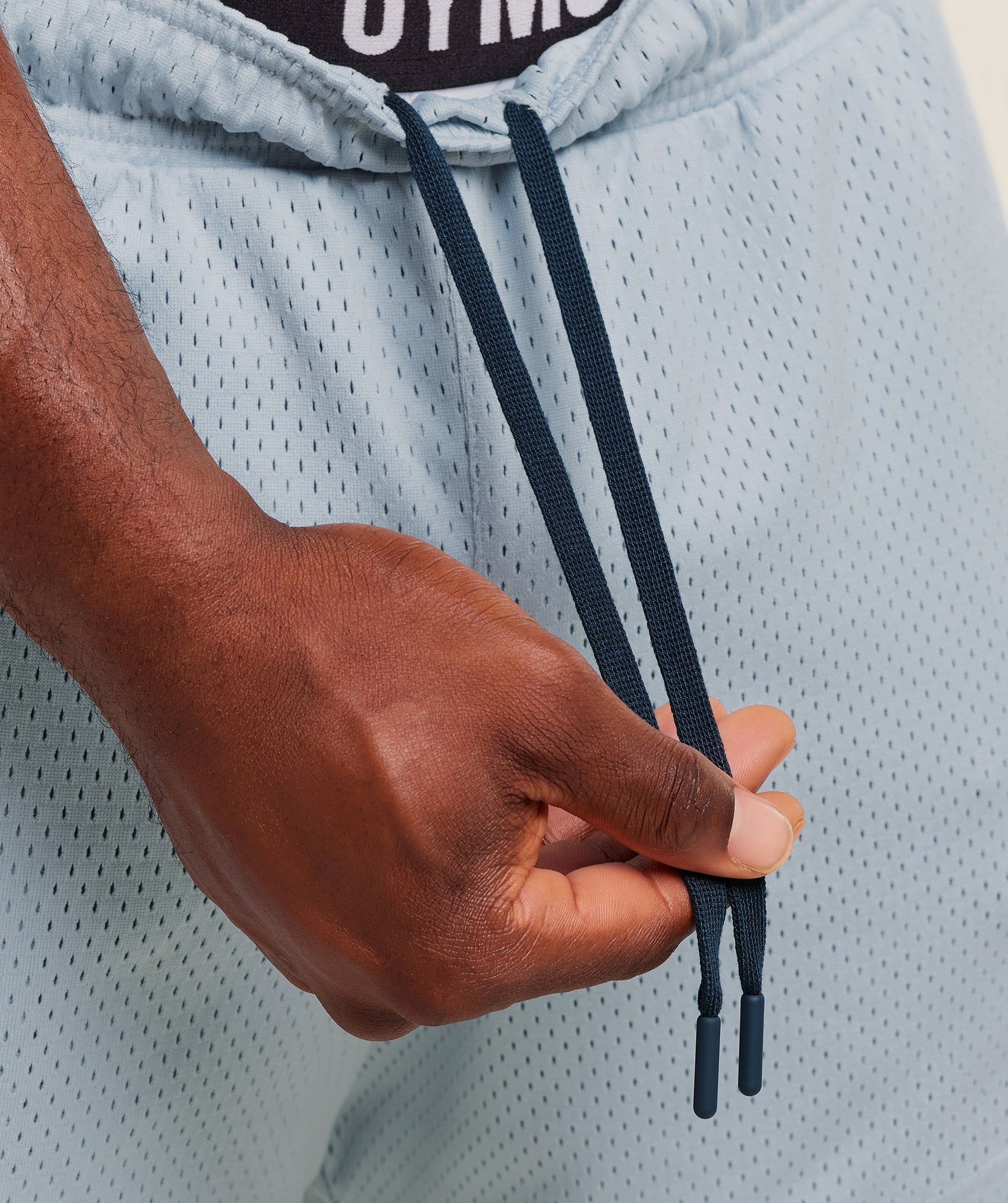 Gymshark Lifting Mesh 5" Shorts - Smoke Blue