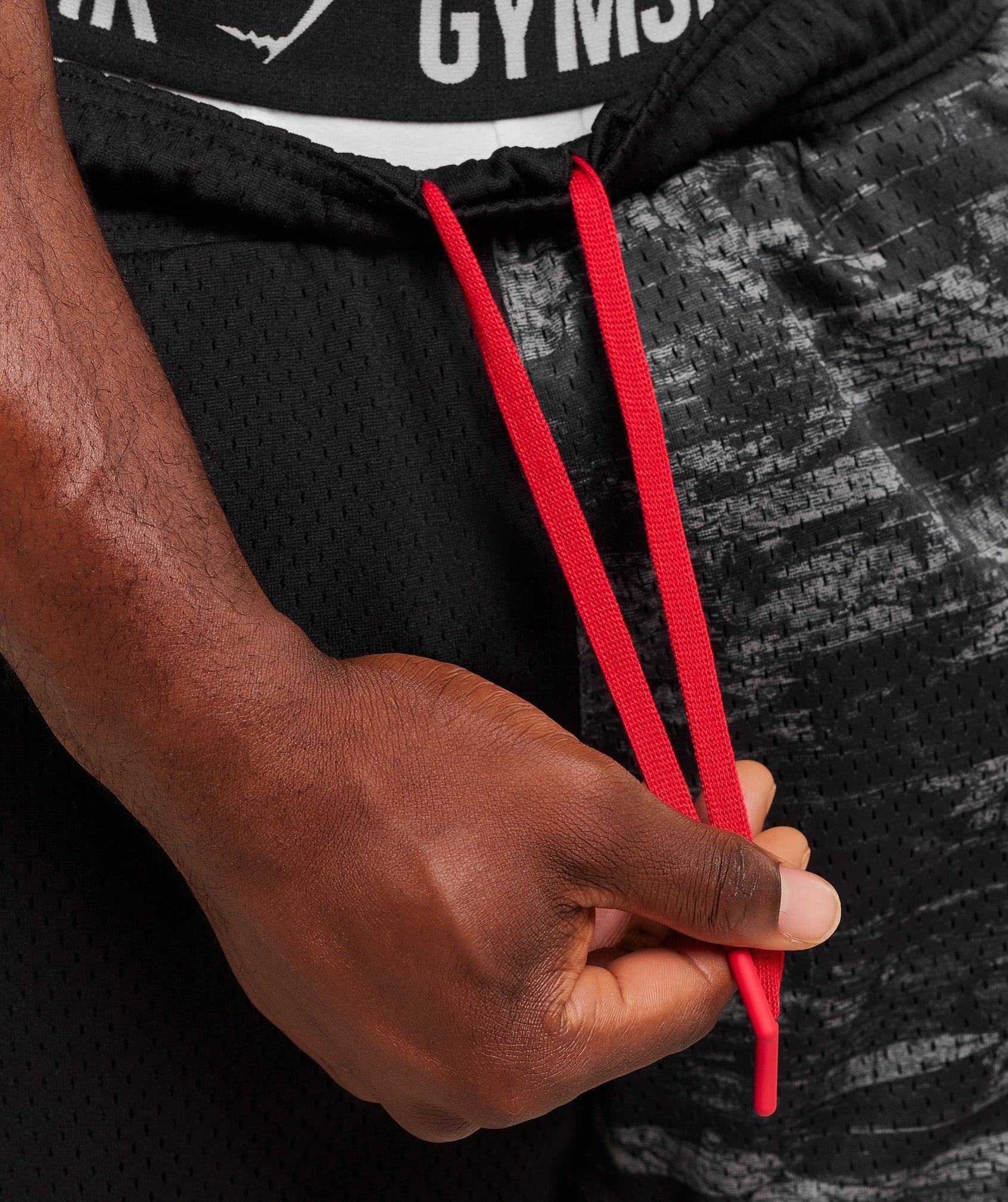 Gymshark Lifting Mesh 5" Shorts - Ash Grey