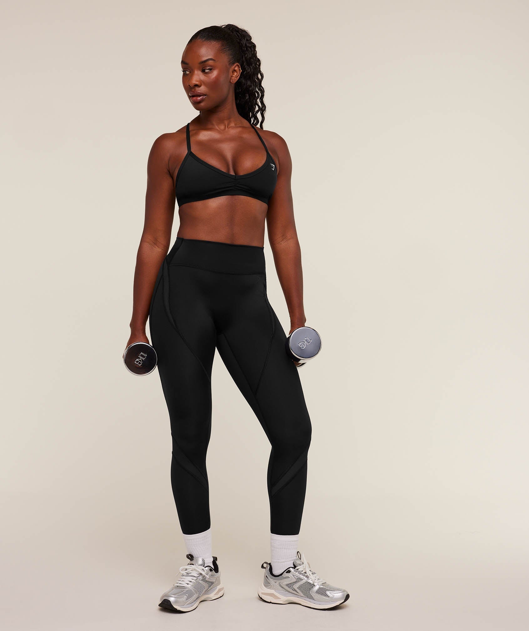 Gymshark Mesh Panel Legging - GS Black