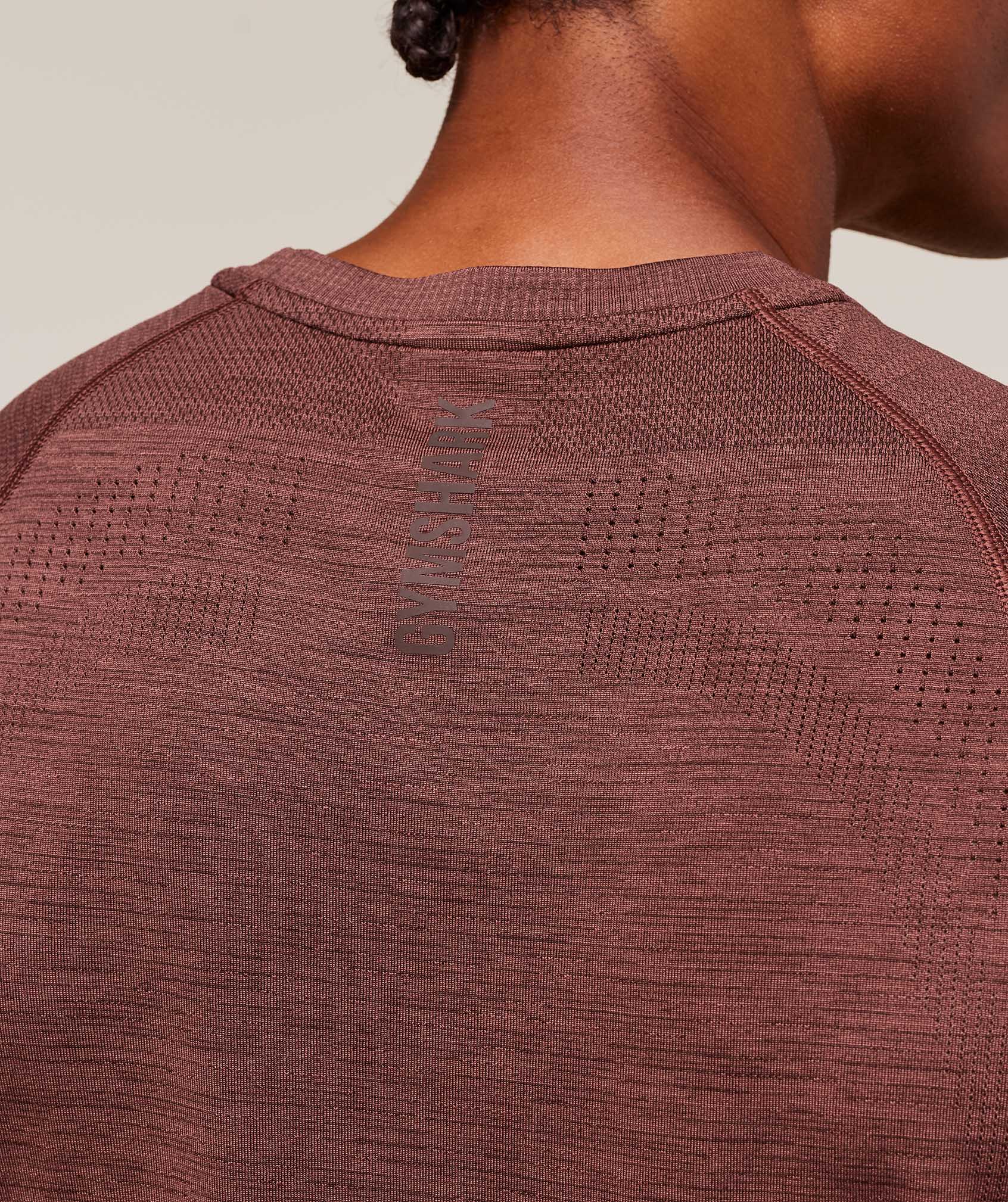 Gymshark Versatile Seamless Tank - Rust Brown/Depth Brown