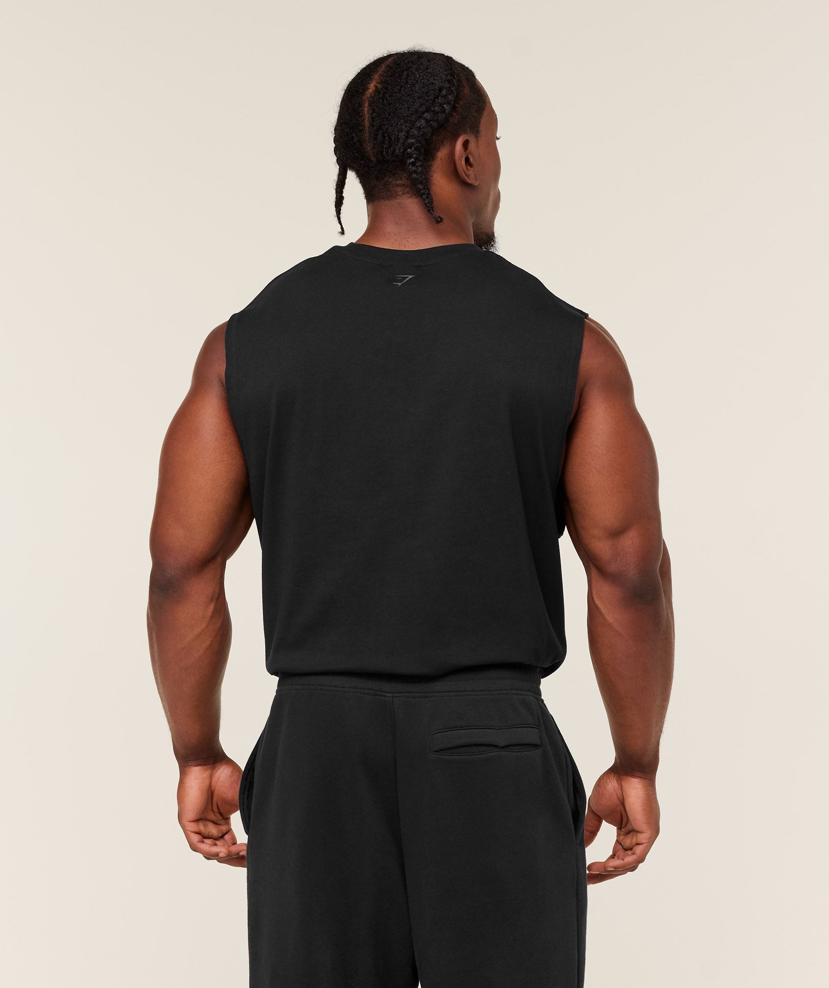 Gymshark Olde English Tank - GS Black