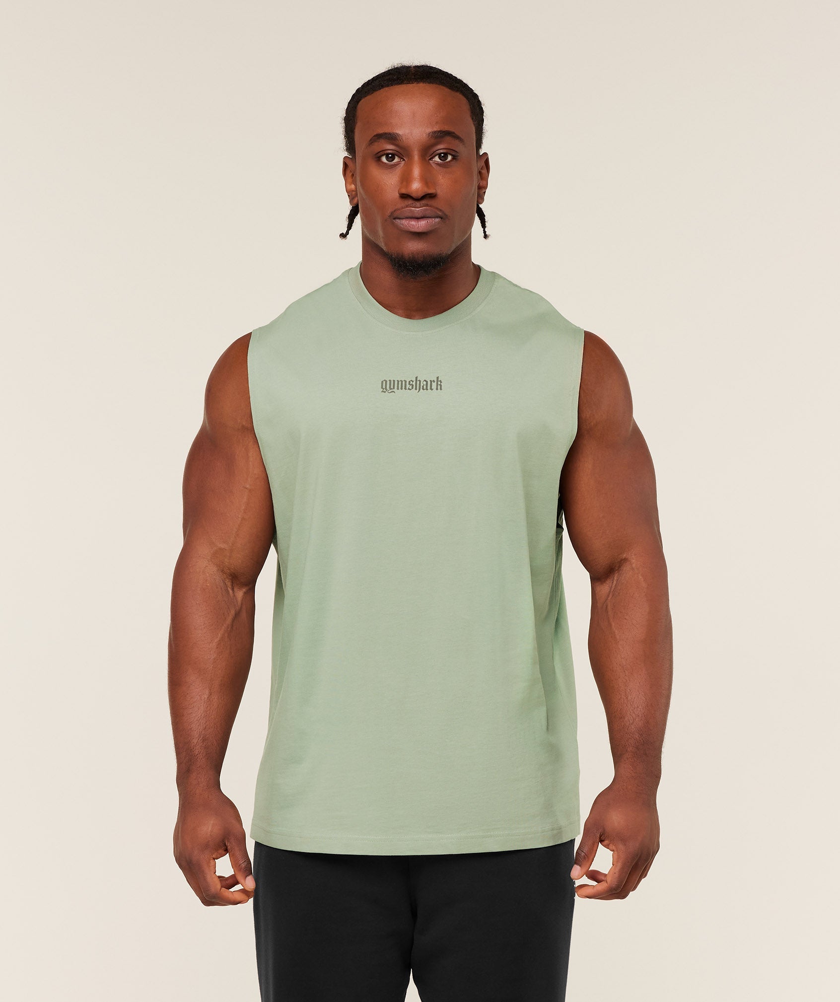 Gymshark Olde English Tank - GS Haze Green