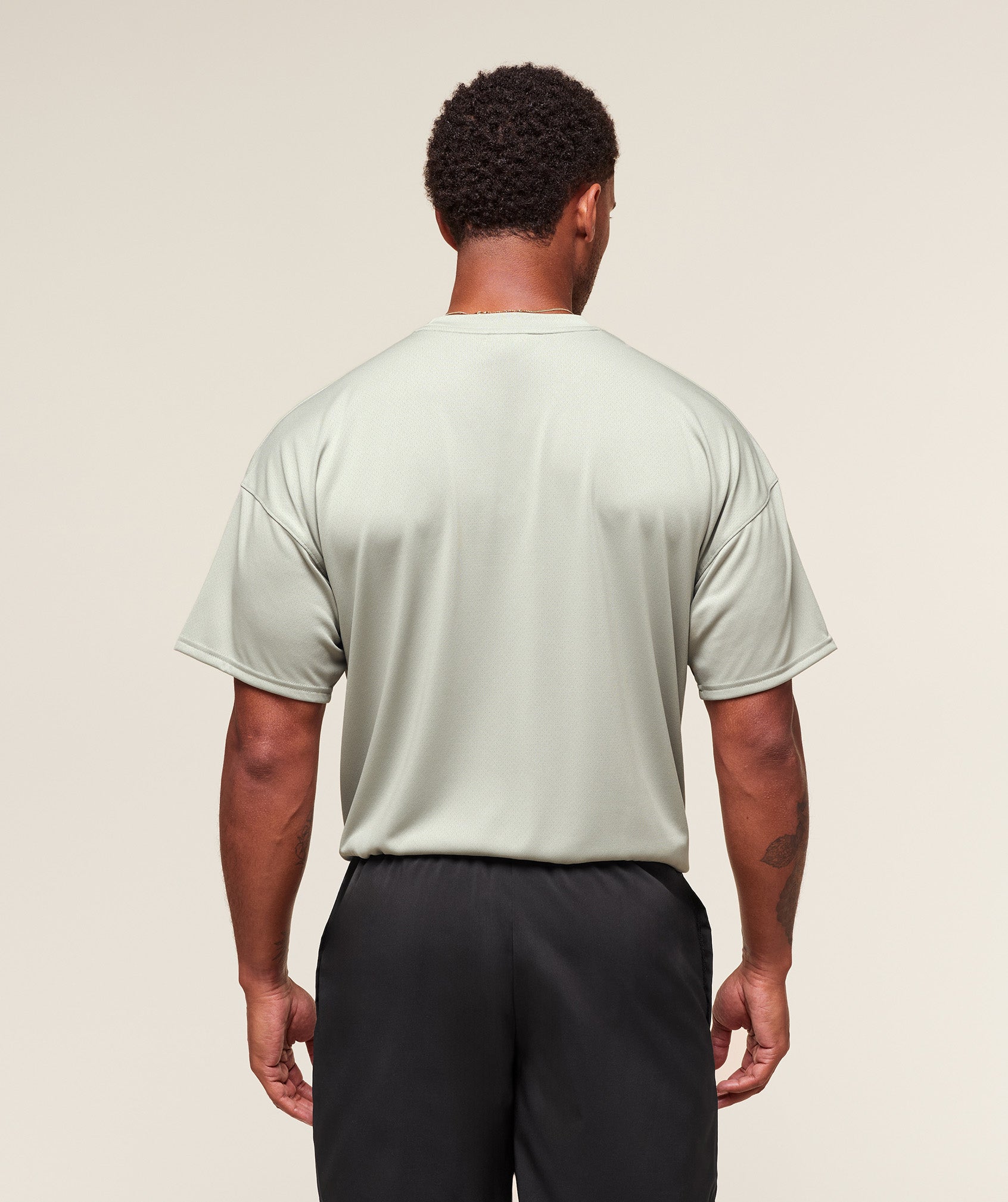 Gymshark Oversized Performance T-Shirt - Stone Grey