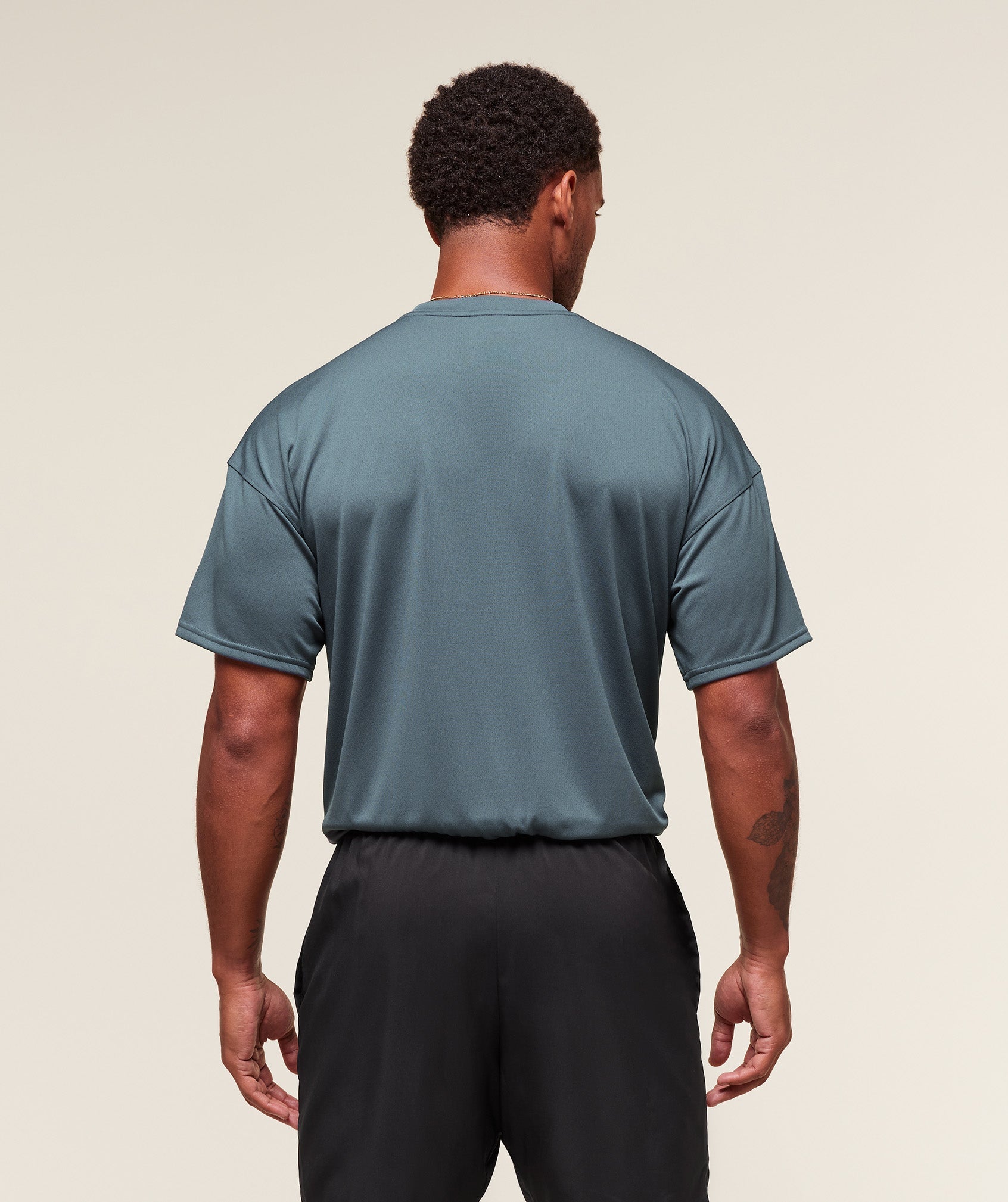 Gymshark Oversized Performance T-Shirt - Titanium Blue