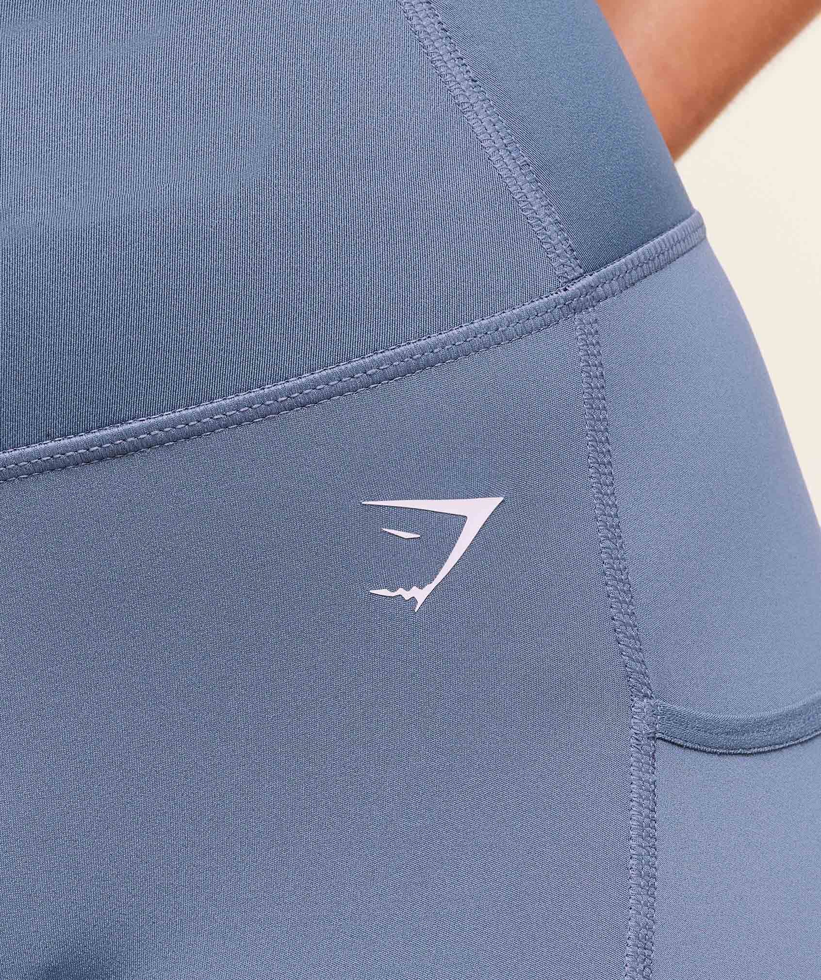 Gymshark Pocket Leggings - Worn Blue