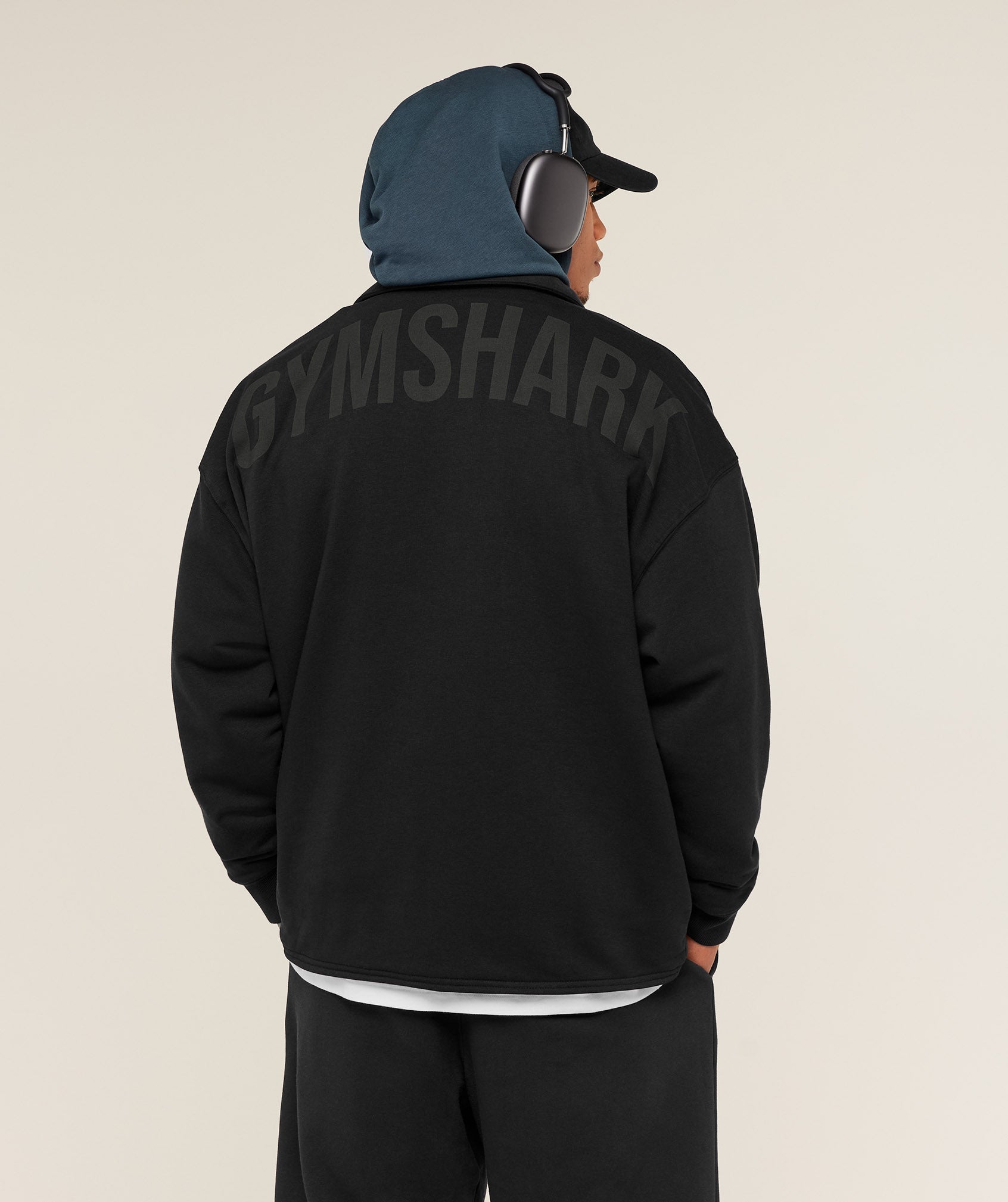 Gymshark Power Coach Jacket - GS Black/GS Asphalt Grey