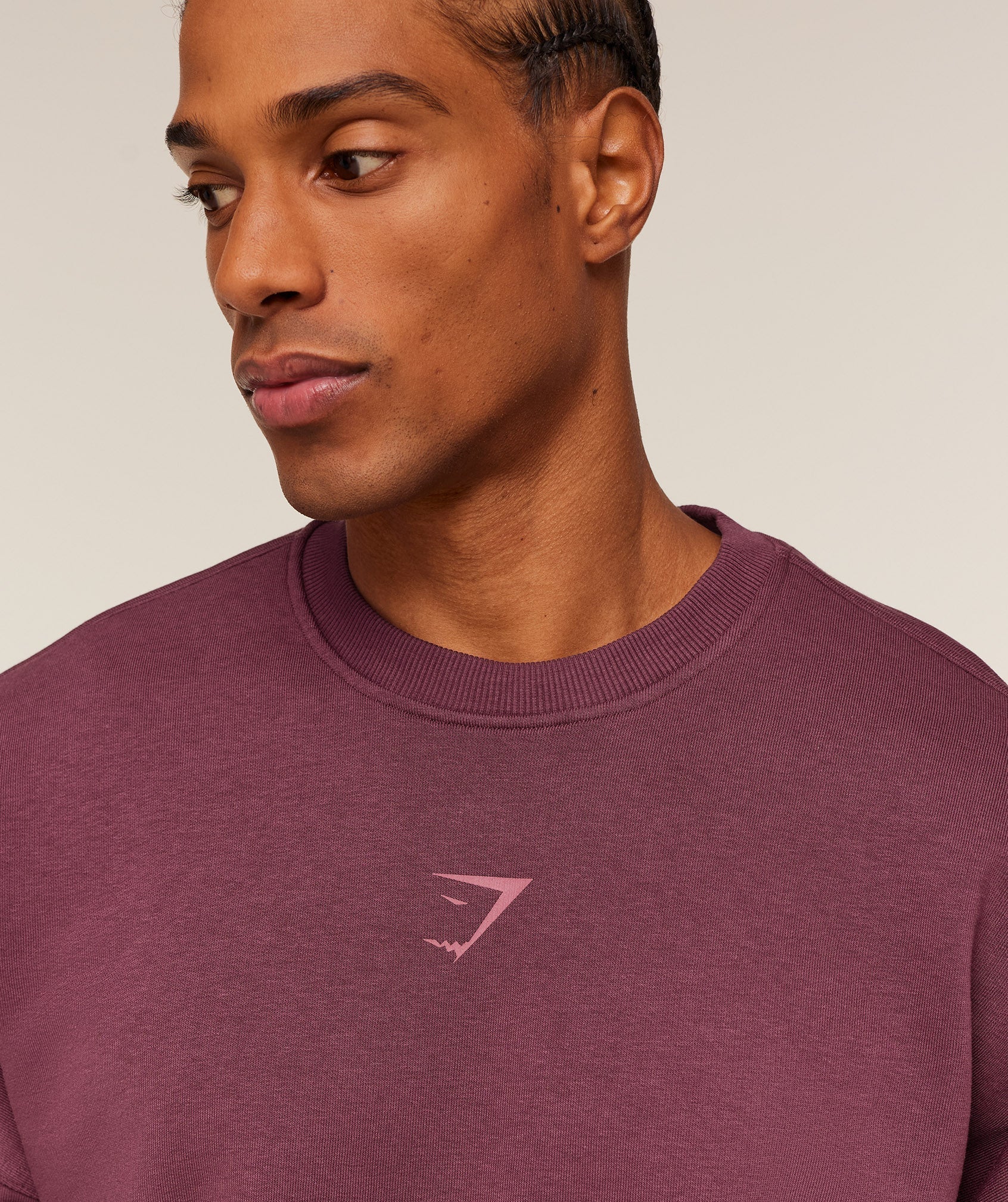 Gymshark Power Crew - GS Impact Burgundy
