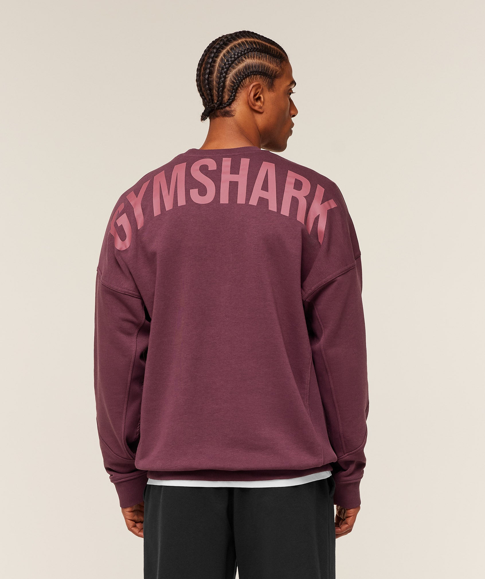 Gymshark Power Crew - GS Impact Burgundy