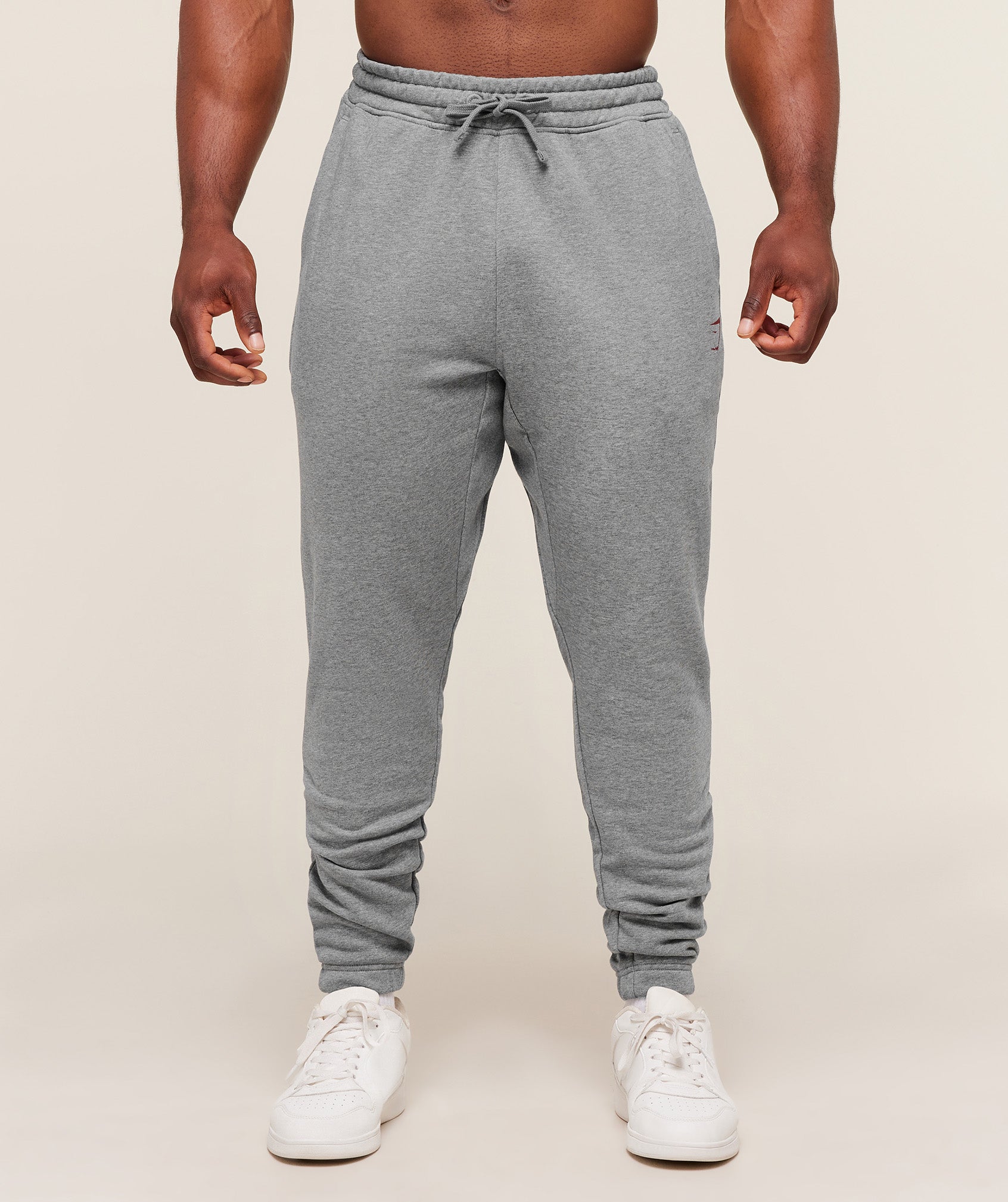 Gymshark Power Wordmark Joggers - Charcoal Core Marl
