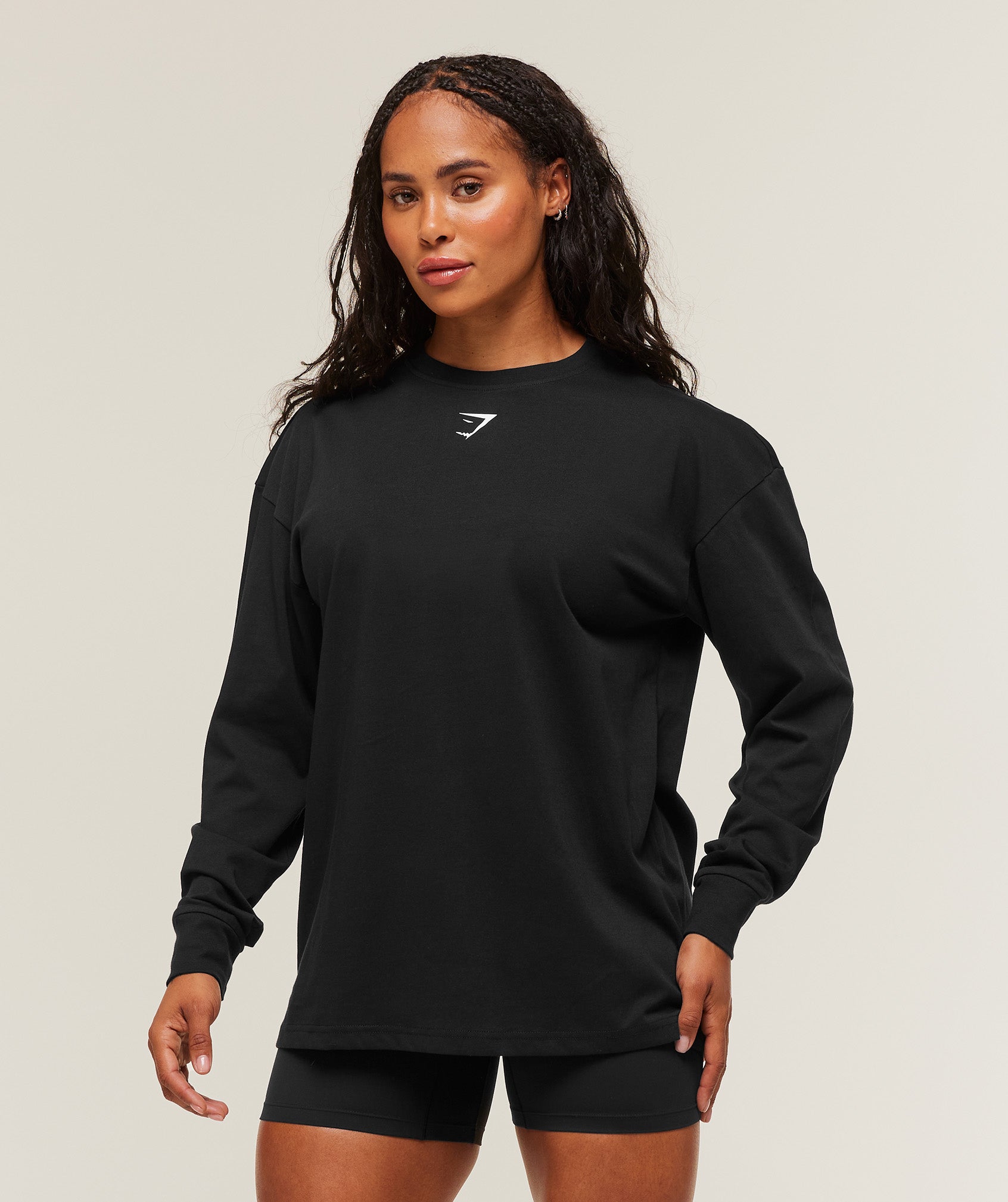 Gymshark Power Long Sleeve Top - Black