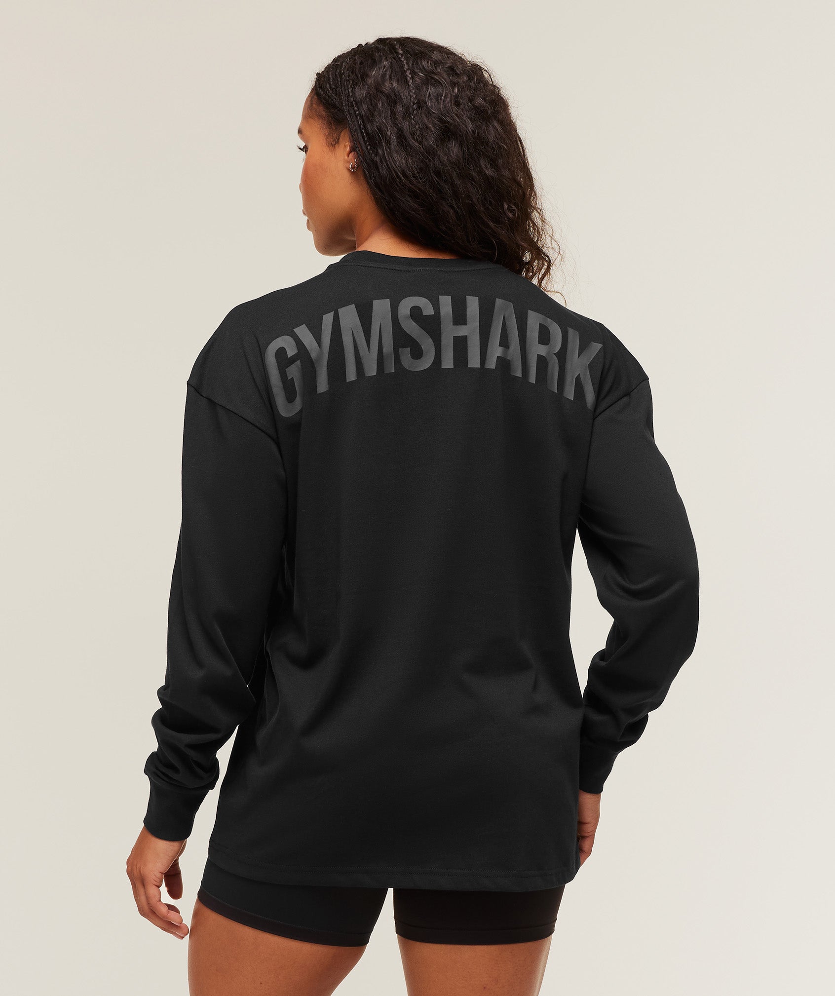 Gymshark Power Long Sleeve Top - Black